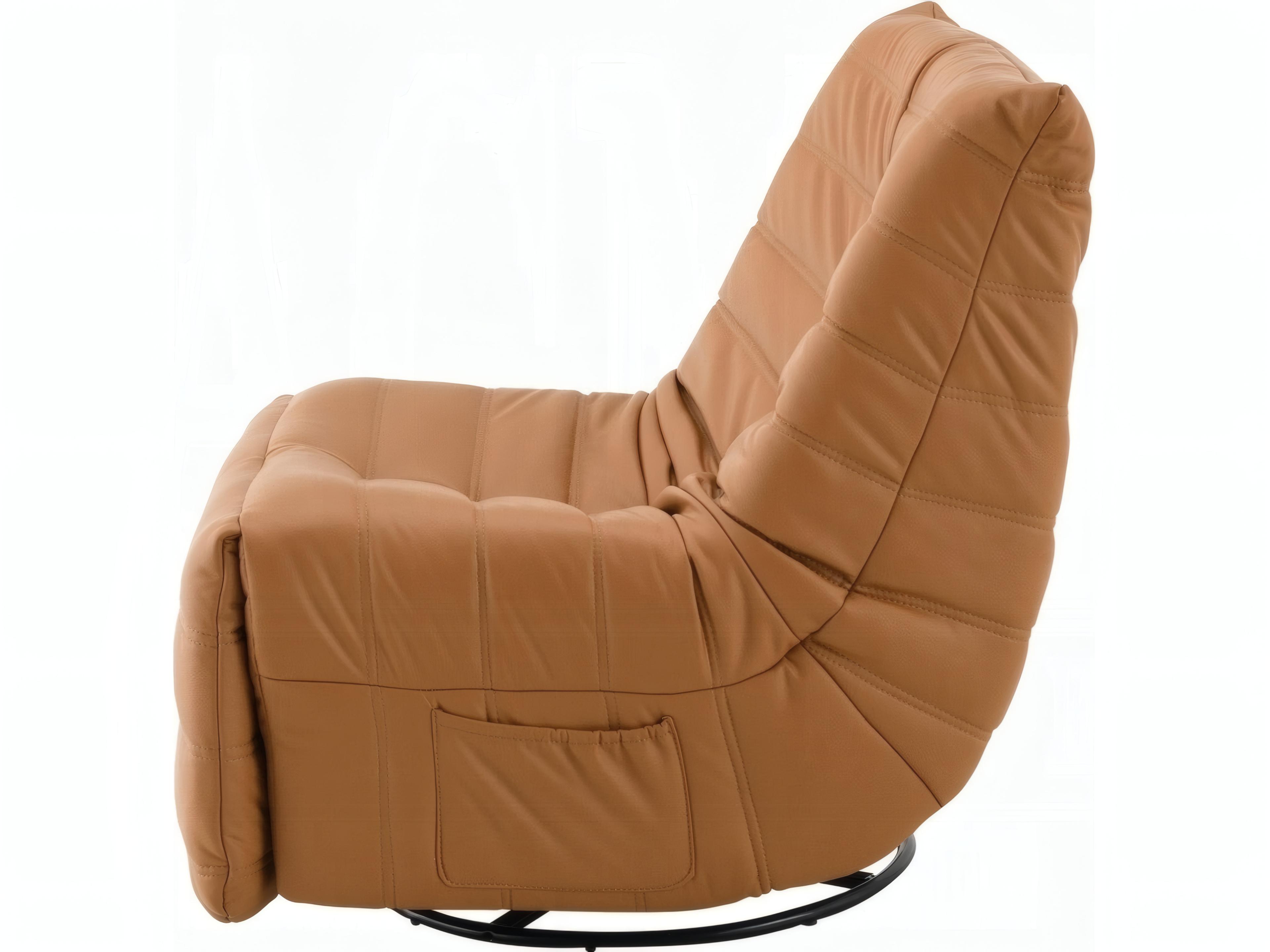 Acme Furniture Talmon Orange Faux Leather Chair