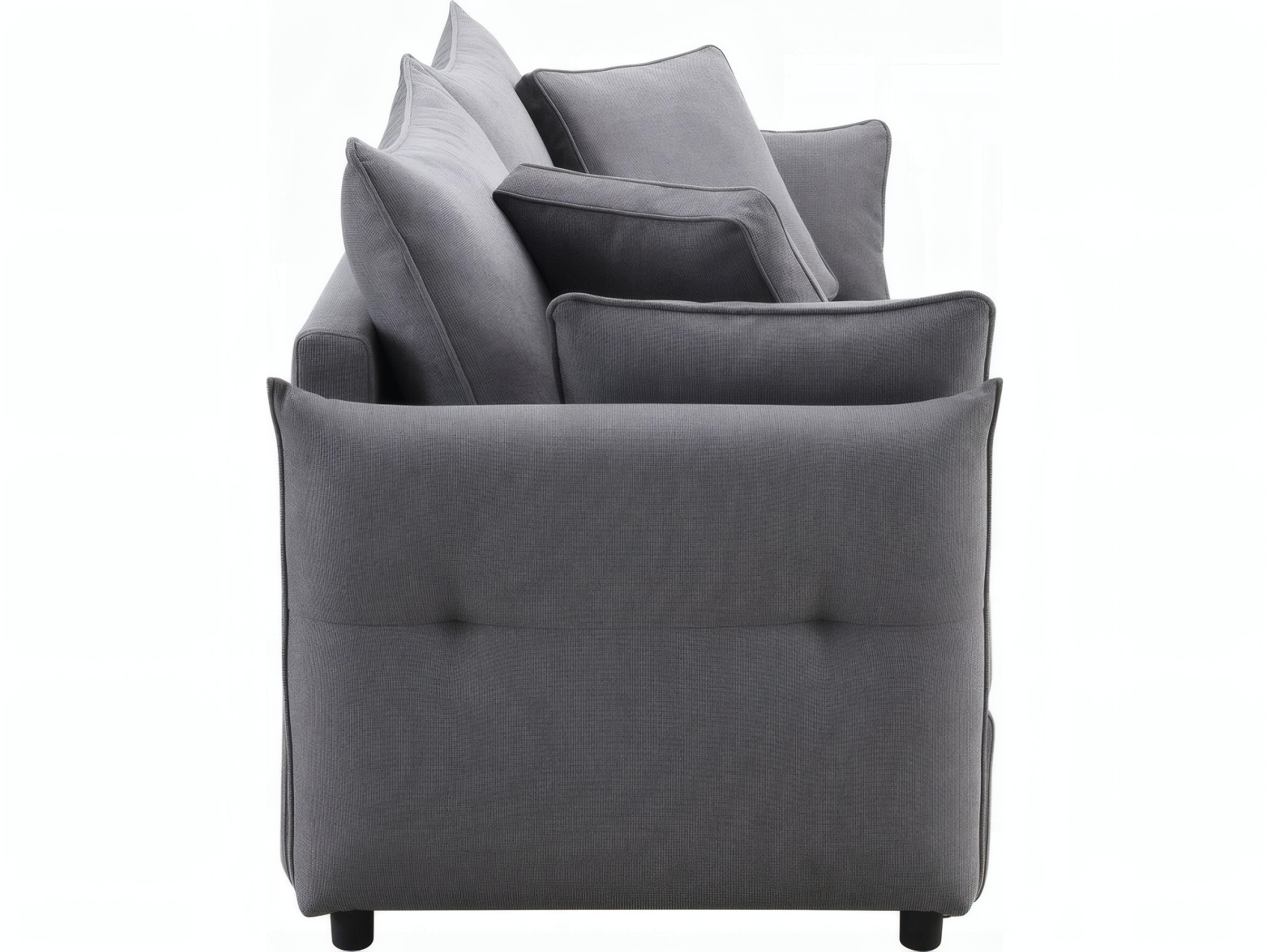 Acme Furniture Irina Gray Fabric Upholstered Sofa Bed