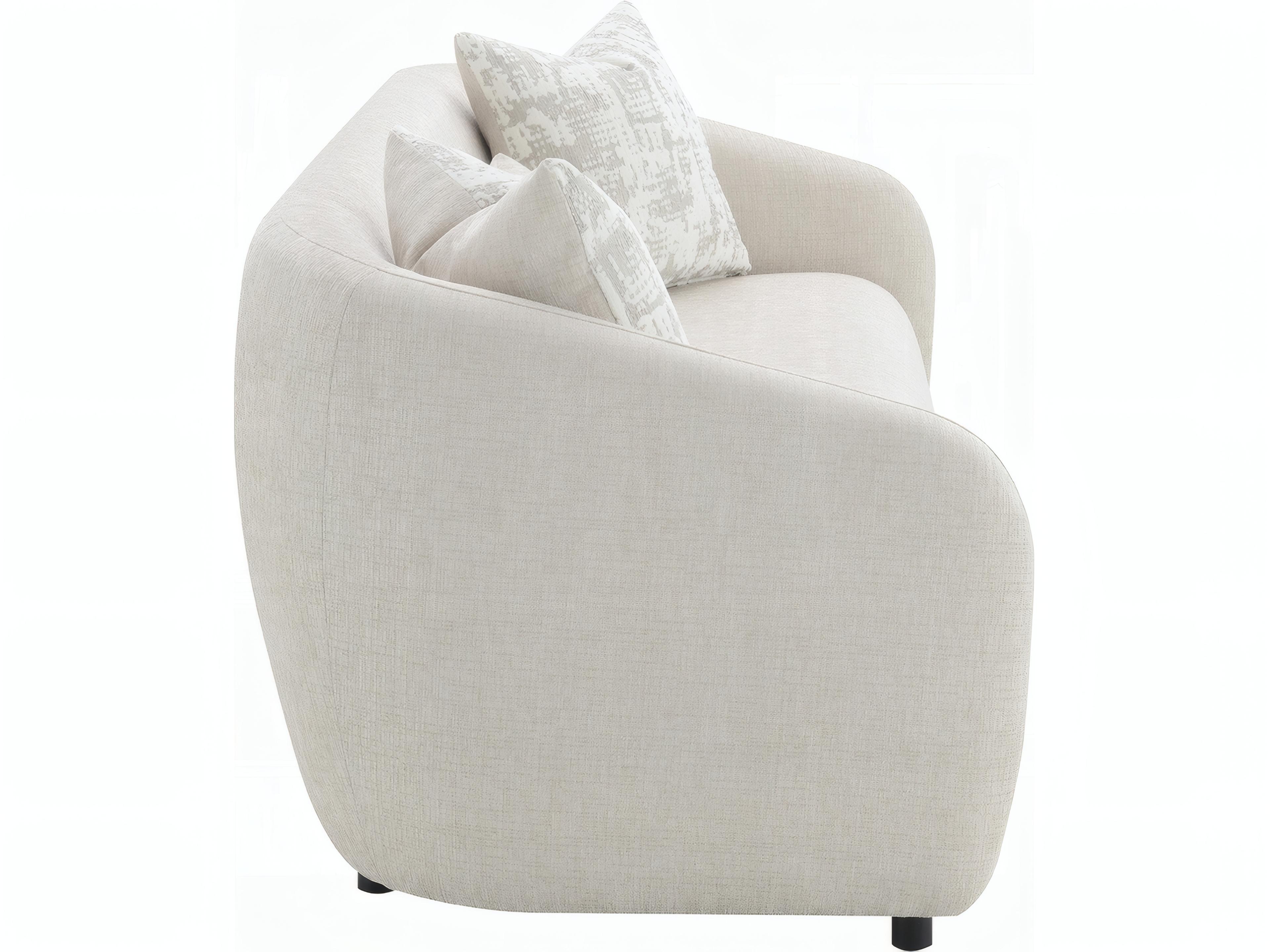 Acme Furniture Etienne Beige Linen Upholstered Sofa