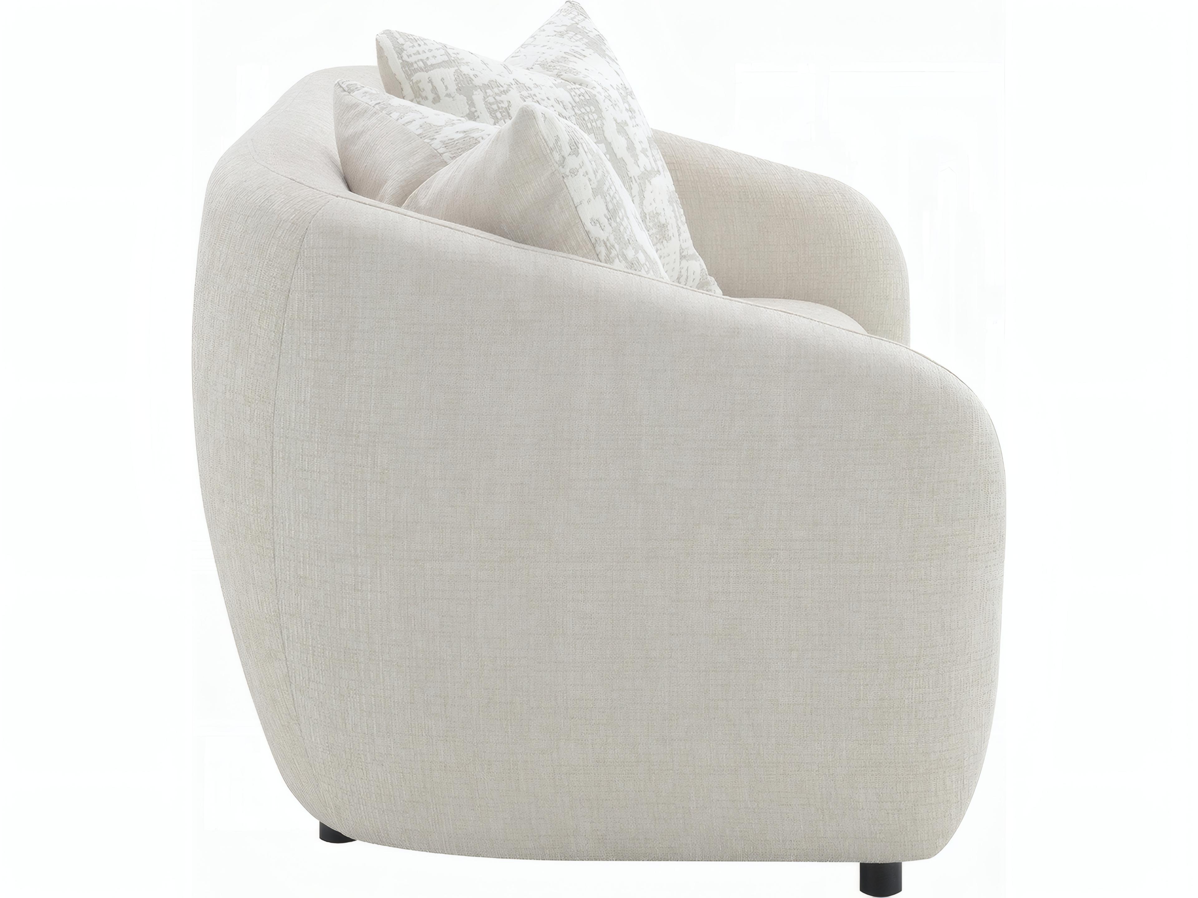 Acme Furniture Etienne Beige Linen Upholstered Loveseat