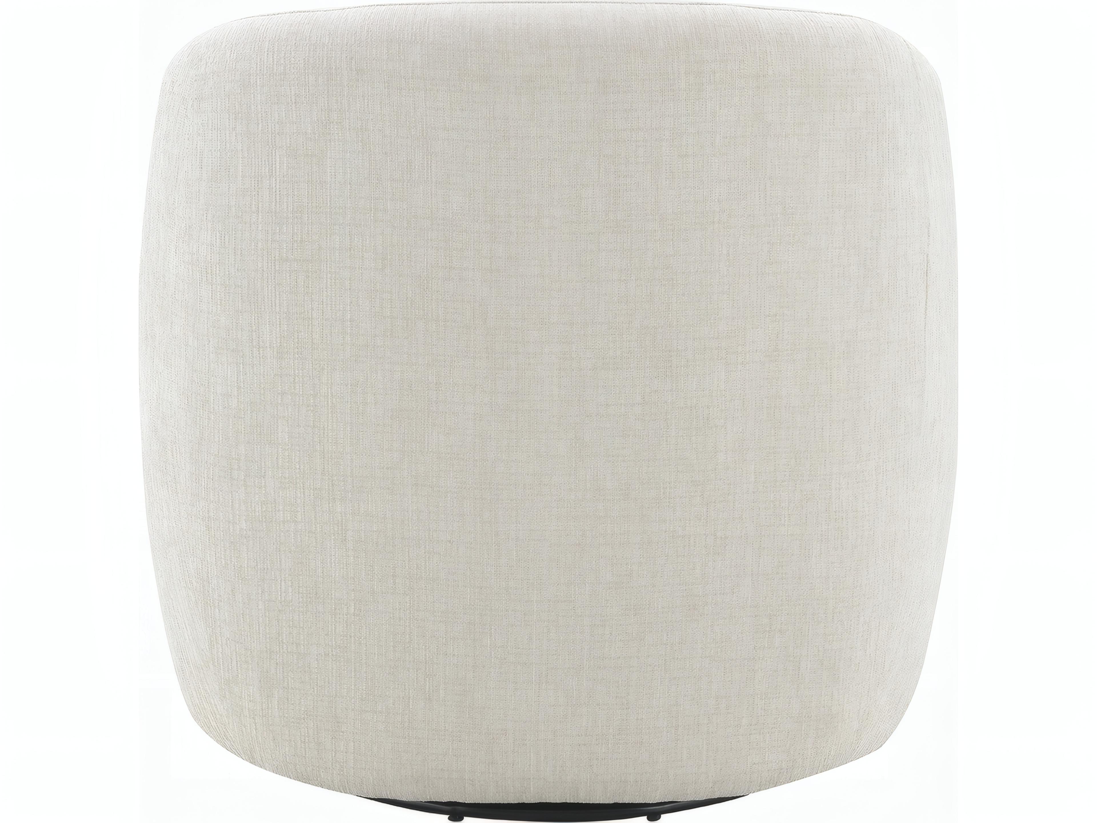 Acme Furniture Etienne Swivel Beige Accent Chair