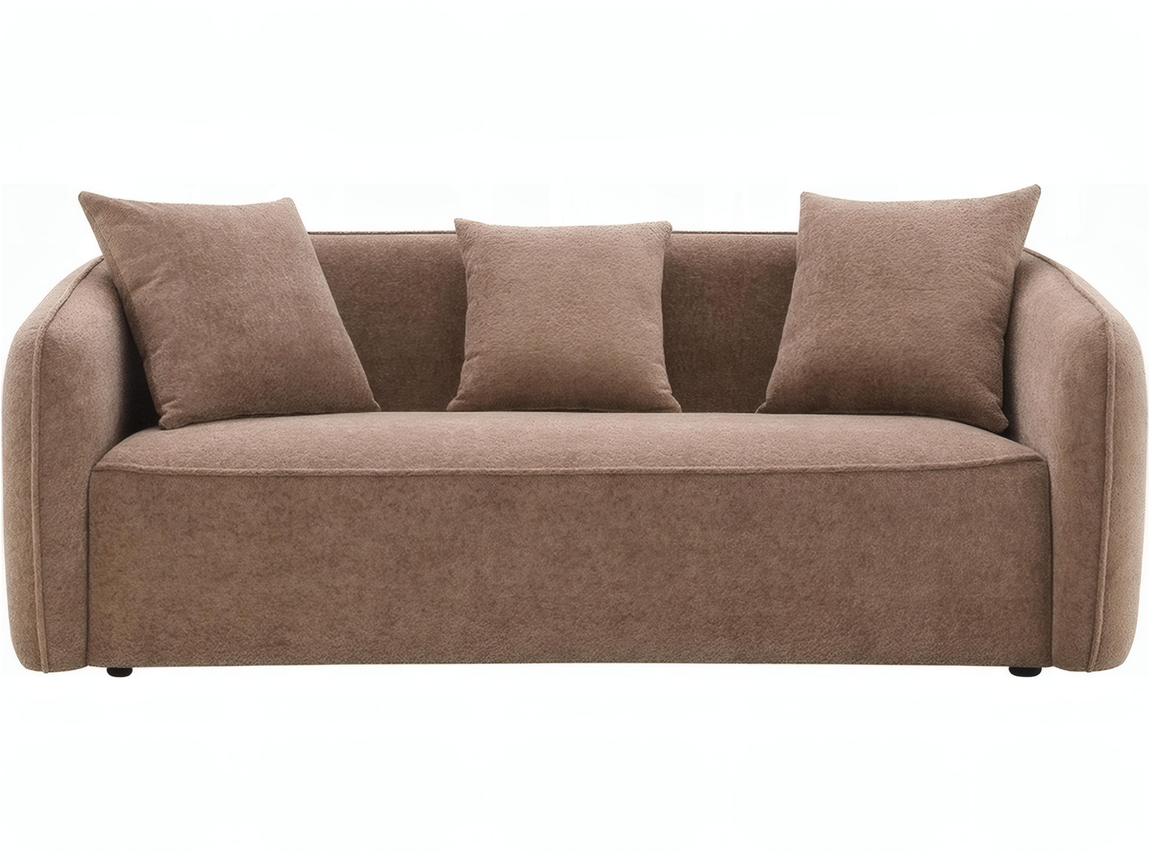 Acme Furniture Keith Brown Chenille Upholstered Sofa
