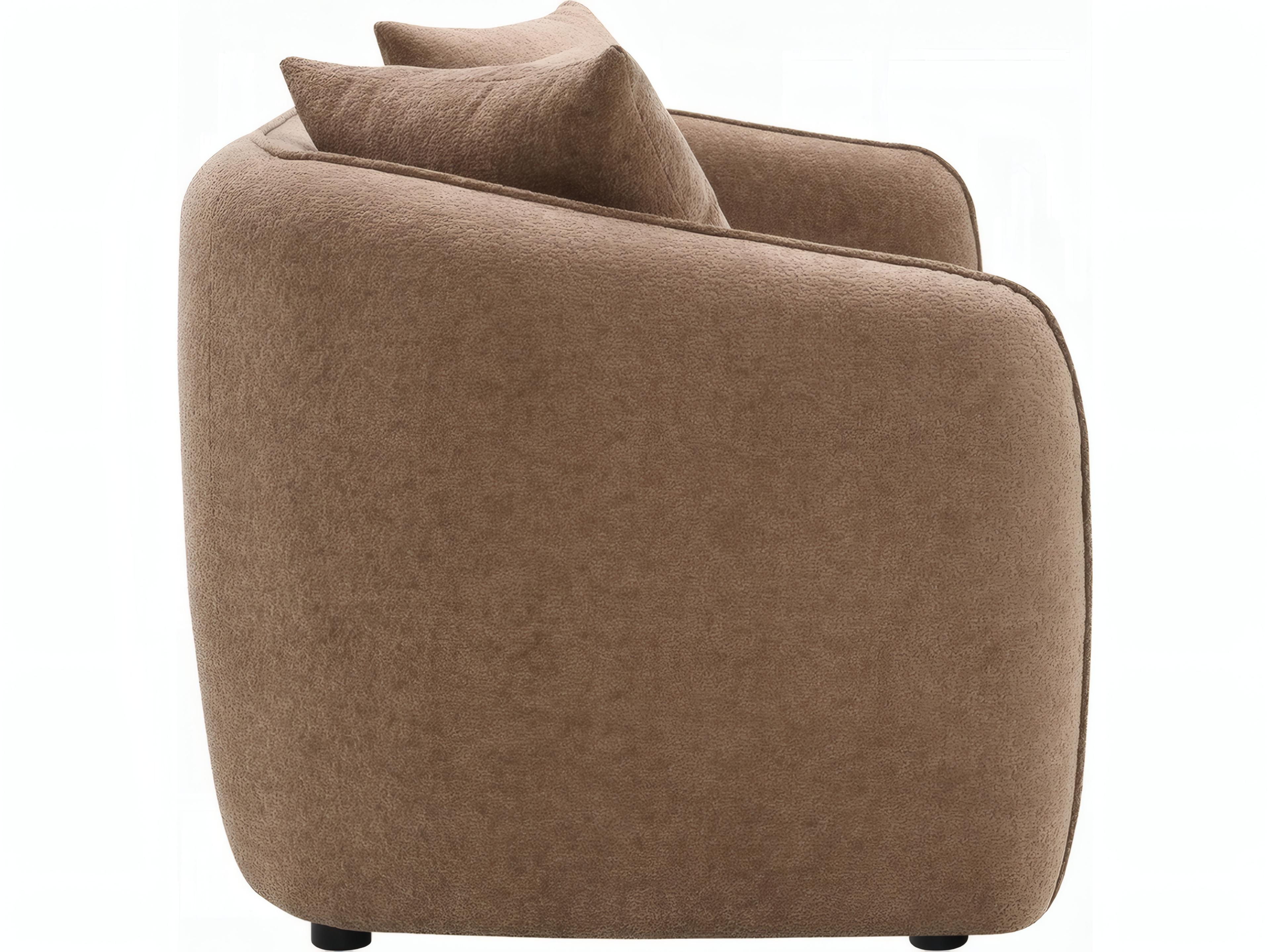 Acme Furniture Keith Brown Chenille Upholstered Sofa