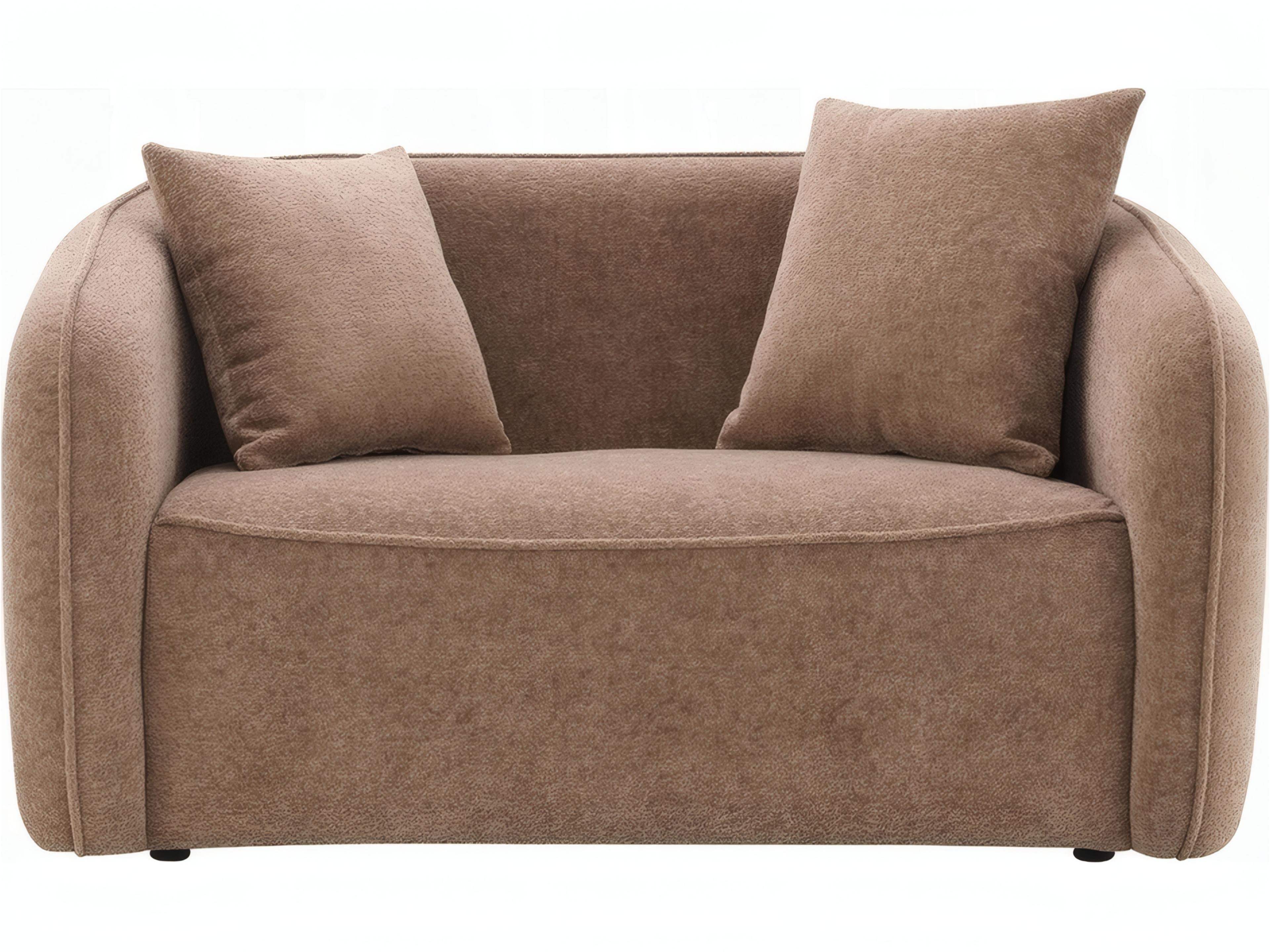 Acme Furniture Keith Brown Chenille Upholstered Loveseat