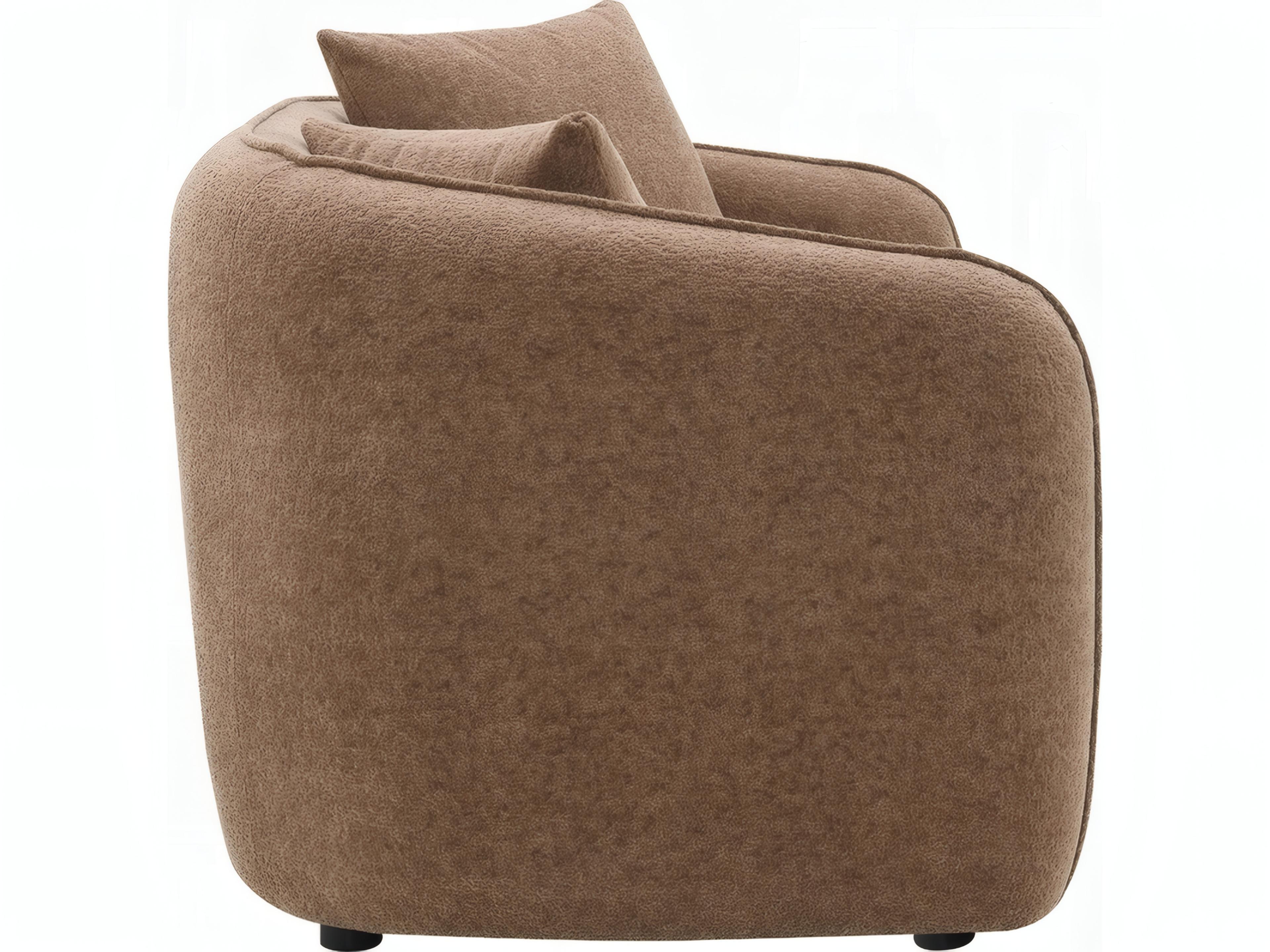 Acme Furniture Keith Brown Chenille Upholstered Loveseat