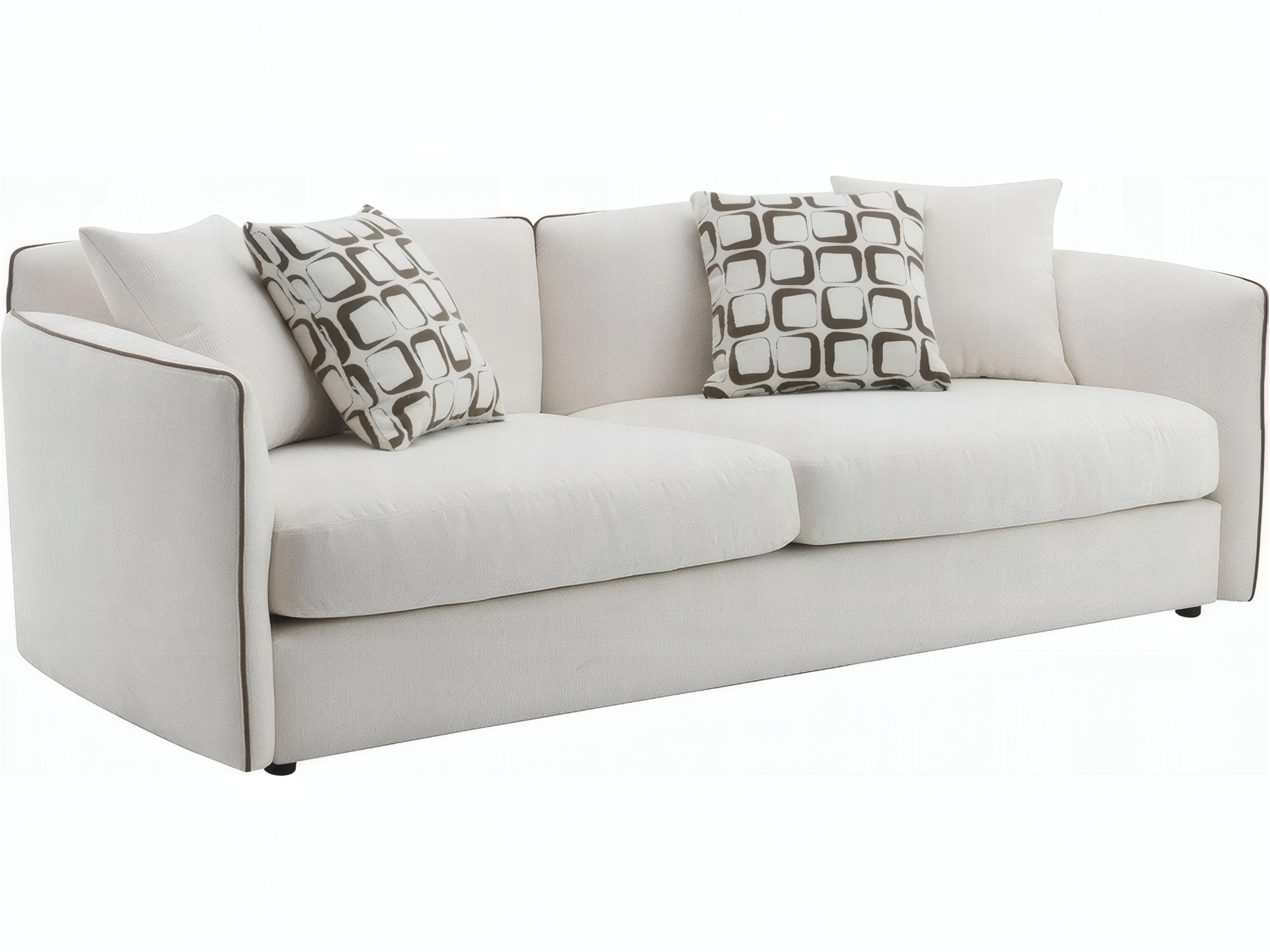 Yolanda Beige Chenille Upholstered Sofa