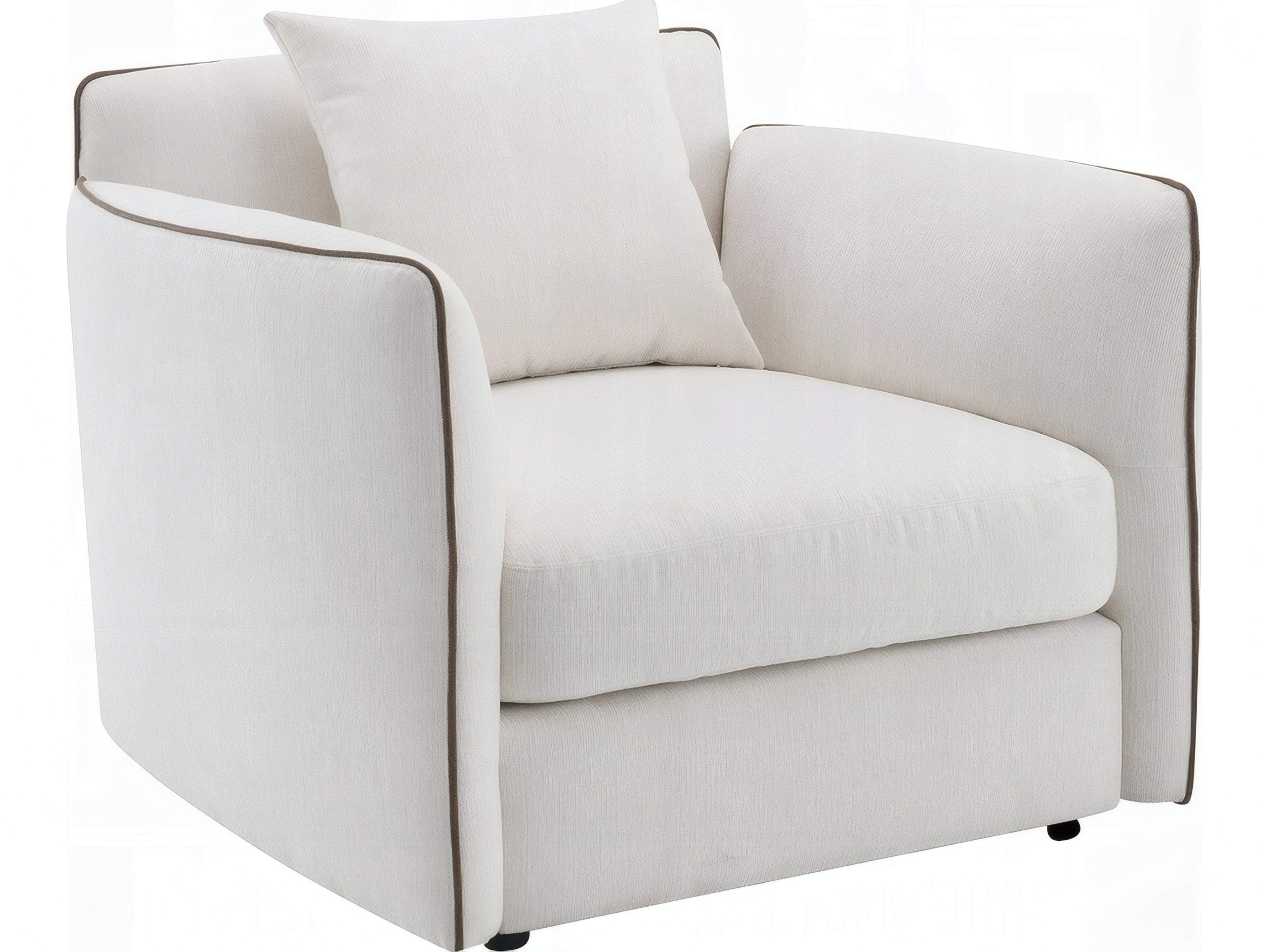 Yolanda Beige Accent Chair