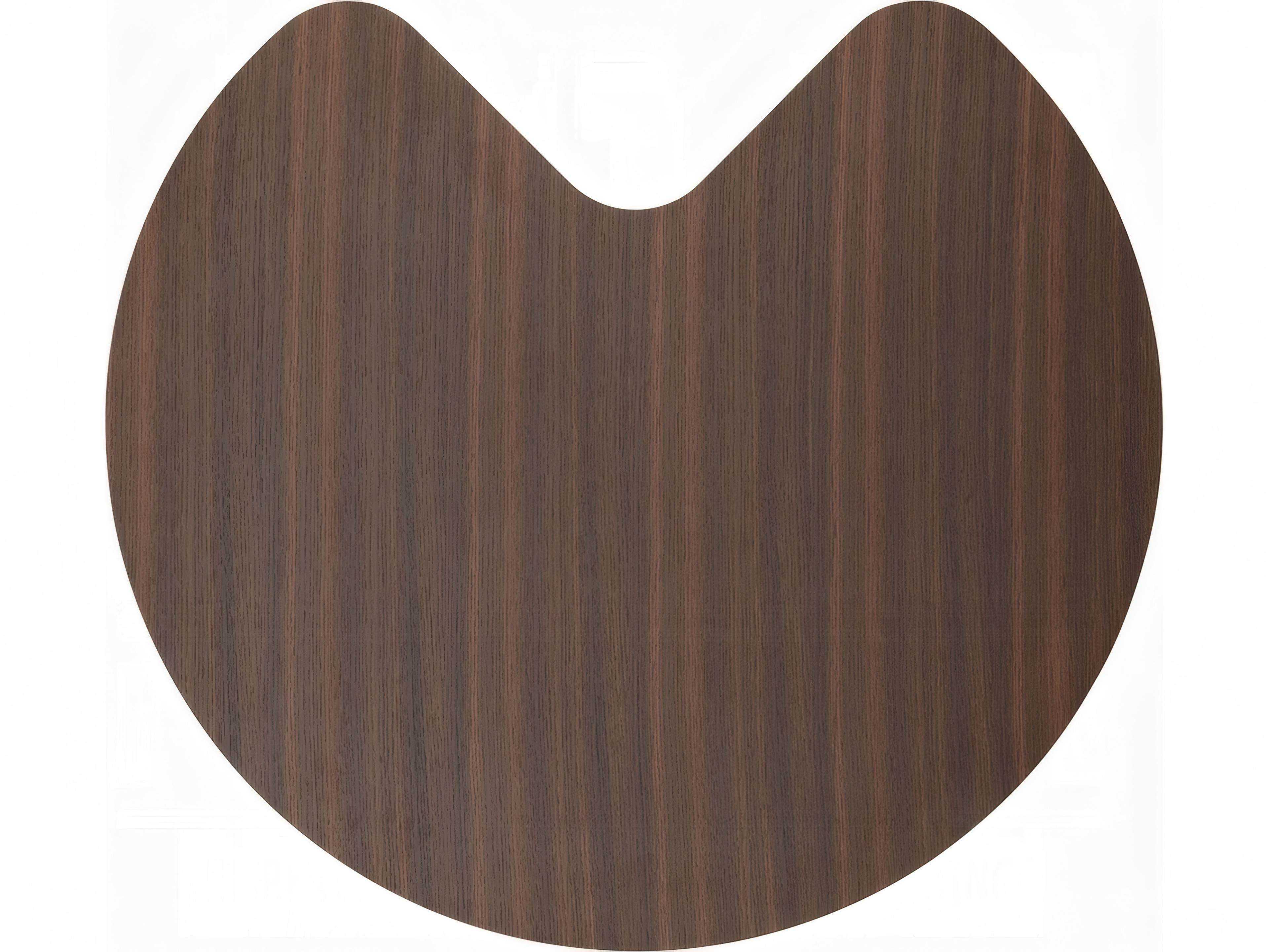 Acme Furniture Wood Smoked Oak Light Gray High Gloss Coffee Table