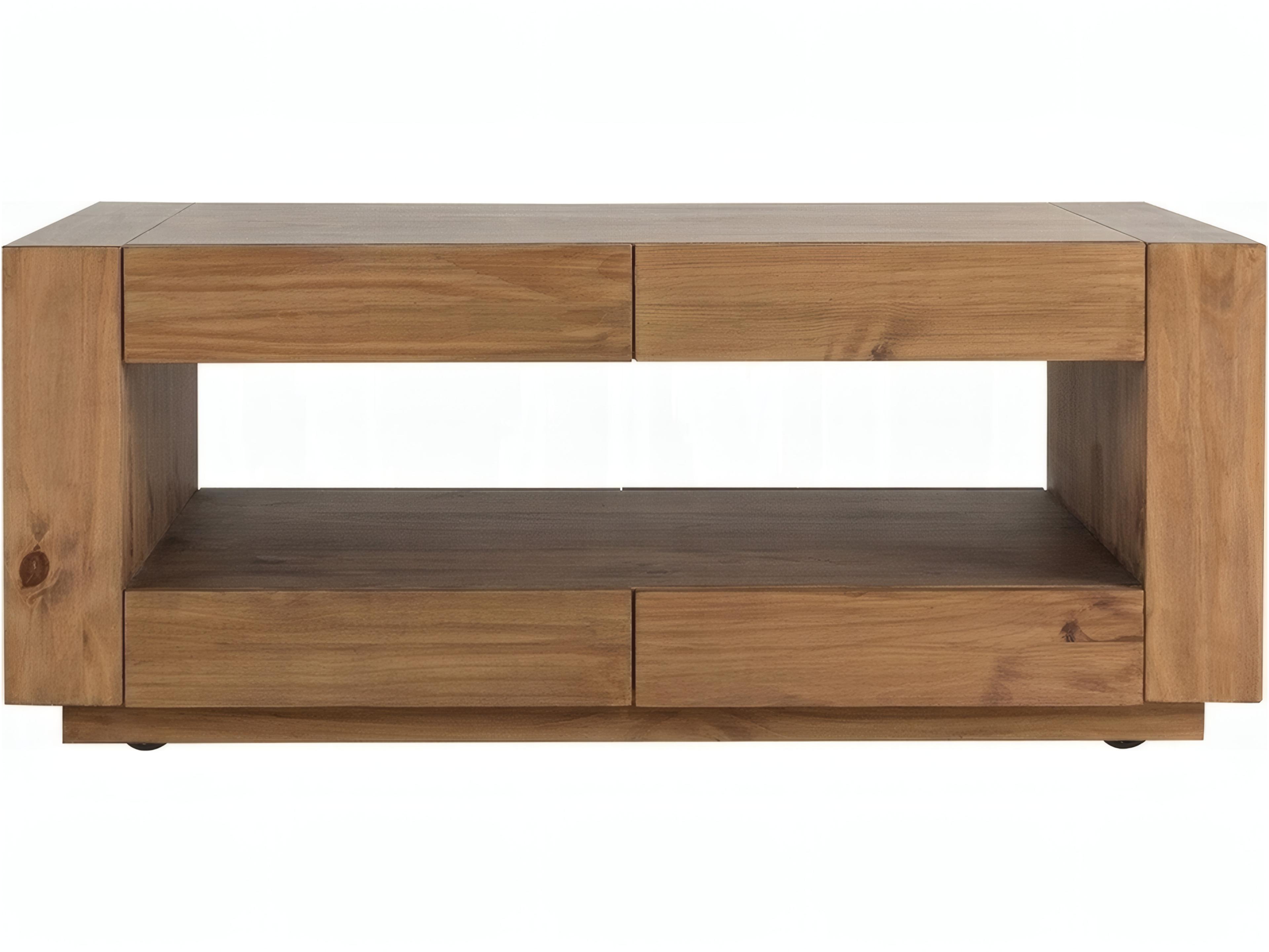Acme Furniture Harlan Rectangular Wood Oak Coffee Table