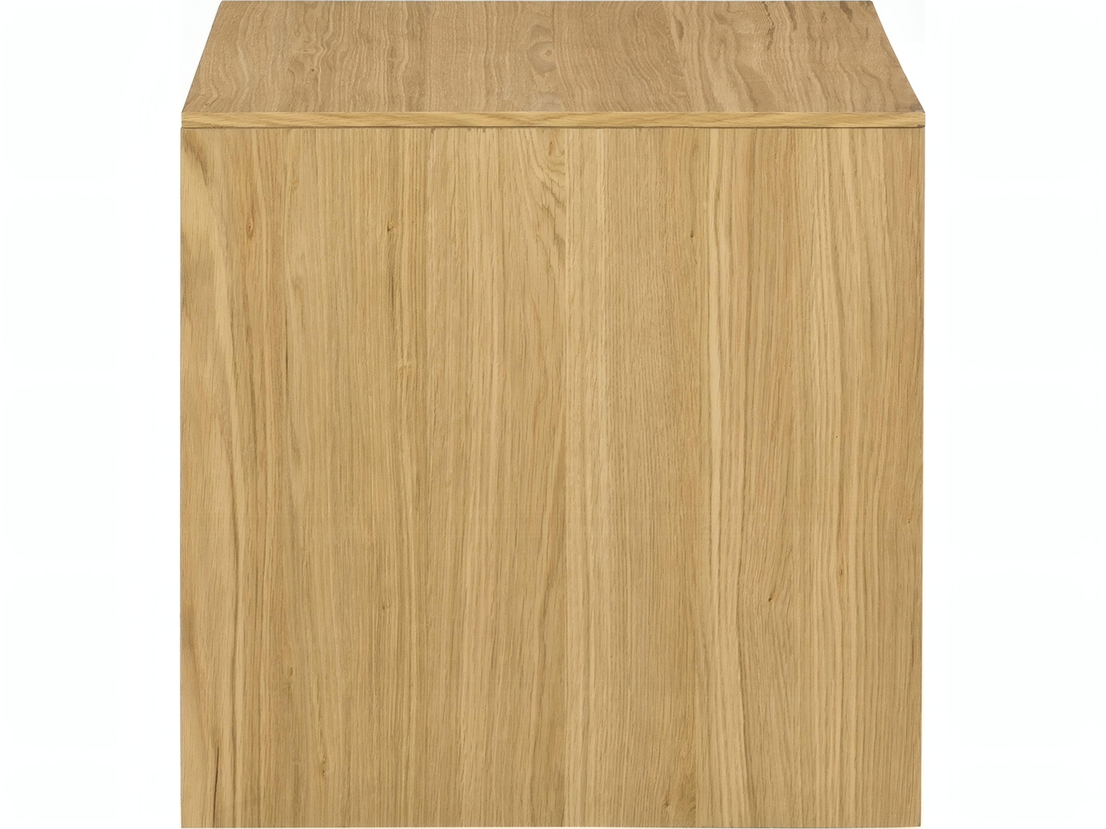 Acme Furniture Harold Square Wood Natural Oak End Table