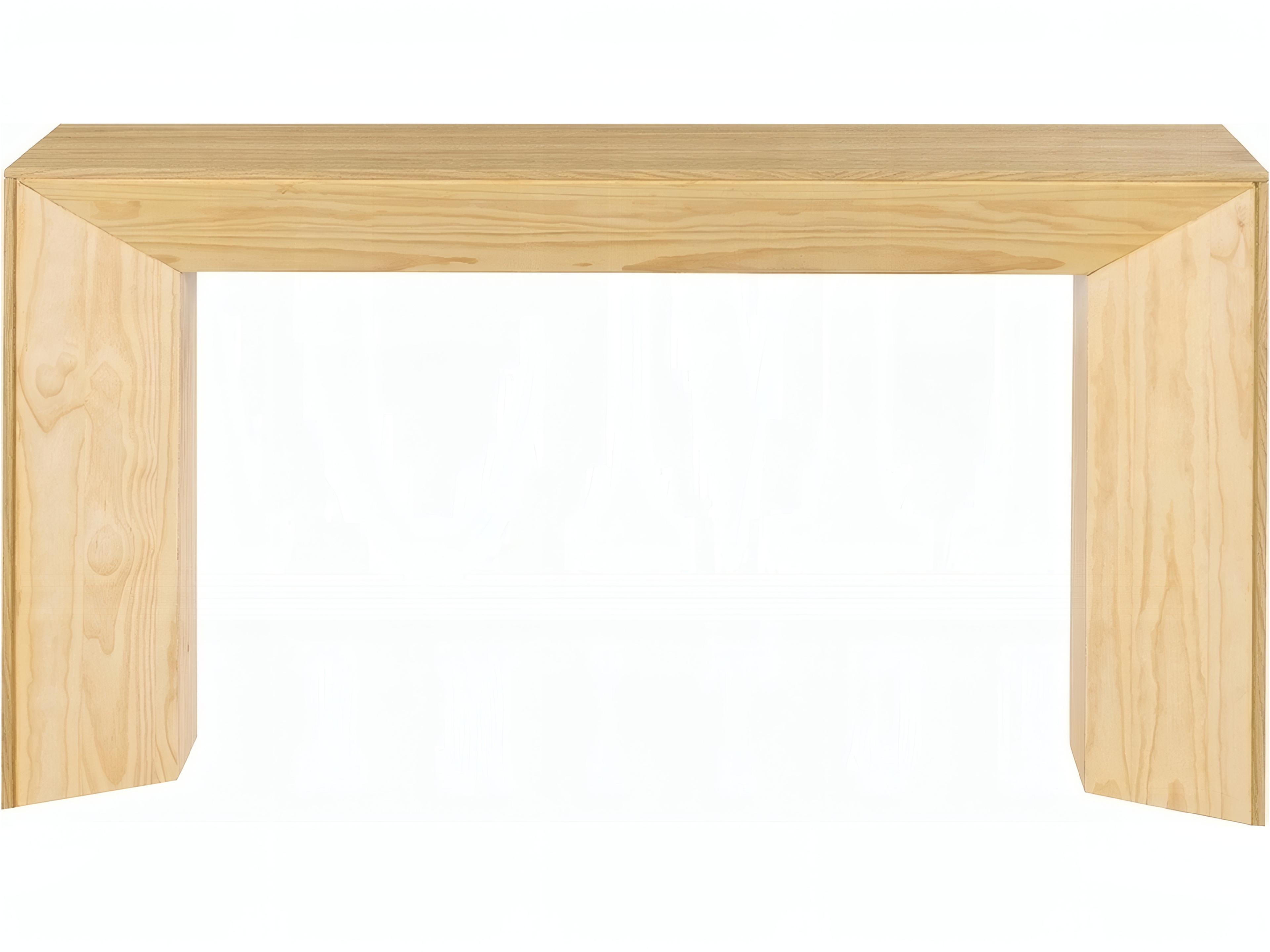 Acme Furniture Harold Rectangular Wood Natural Oak Console Table