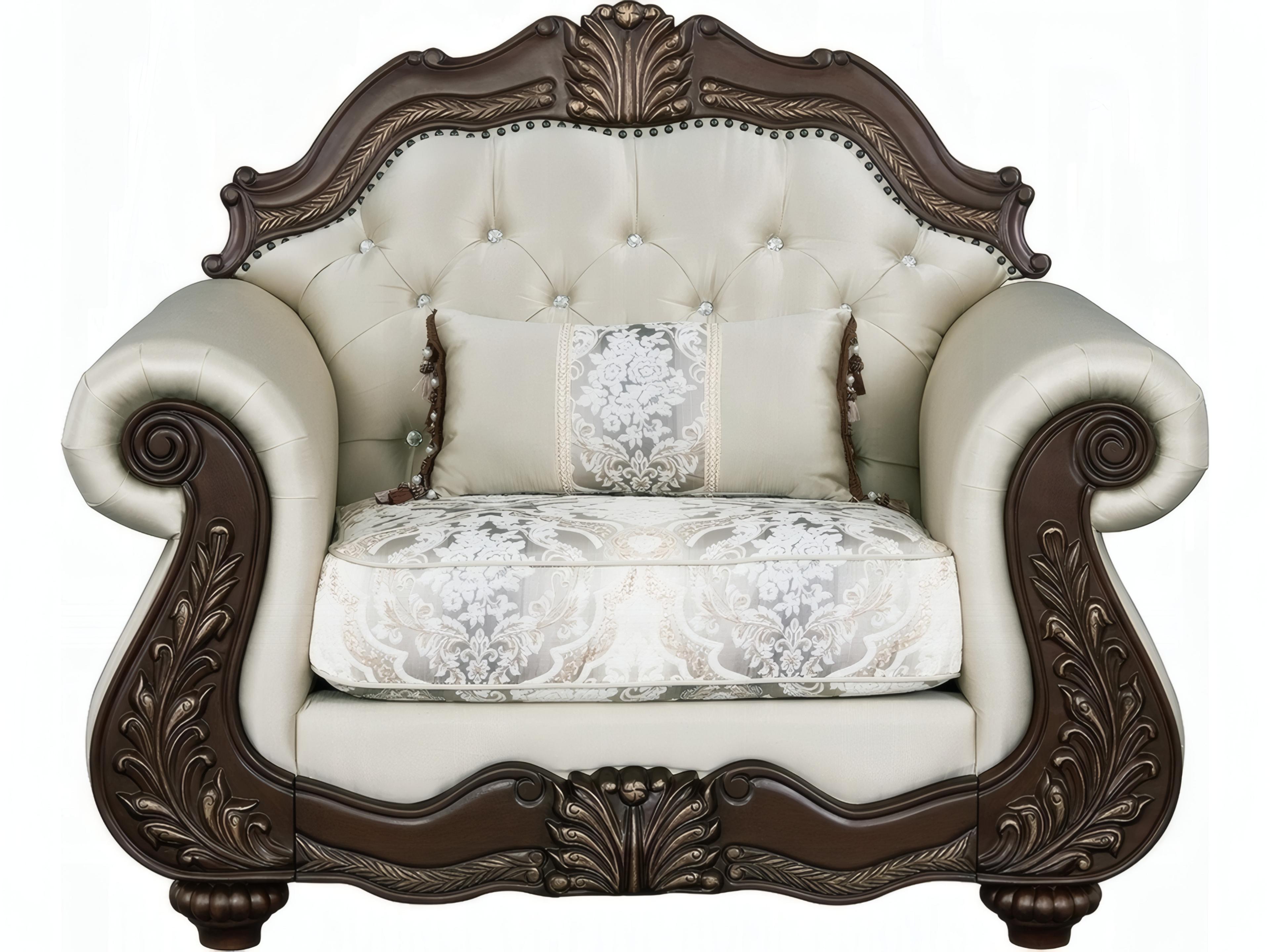 Pierce Beige Accent Chair