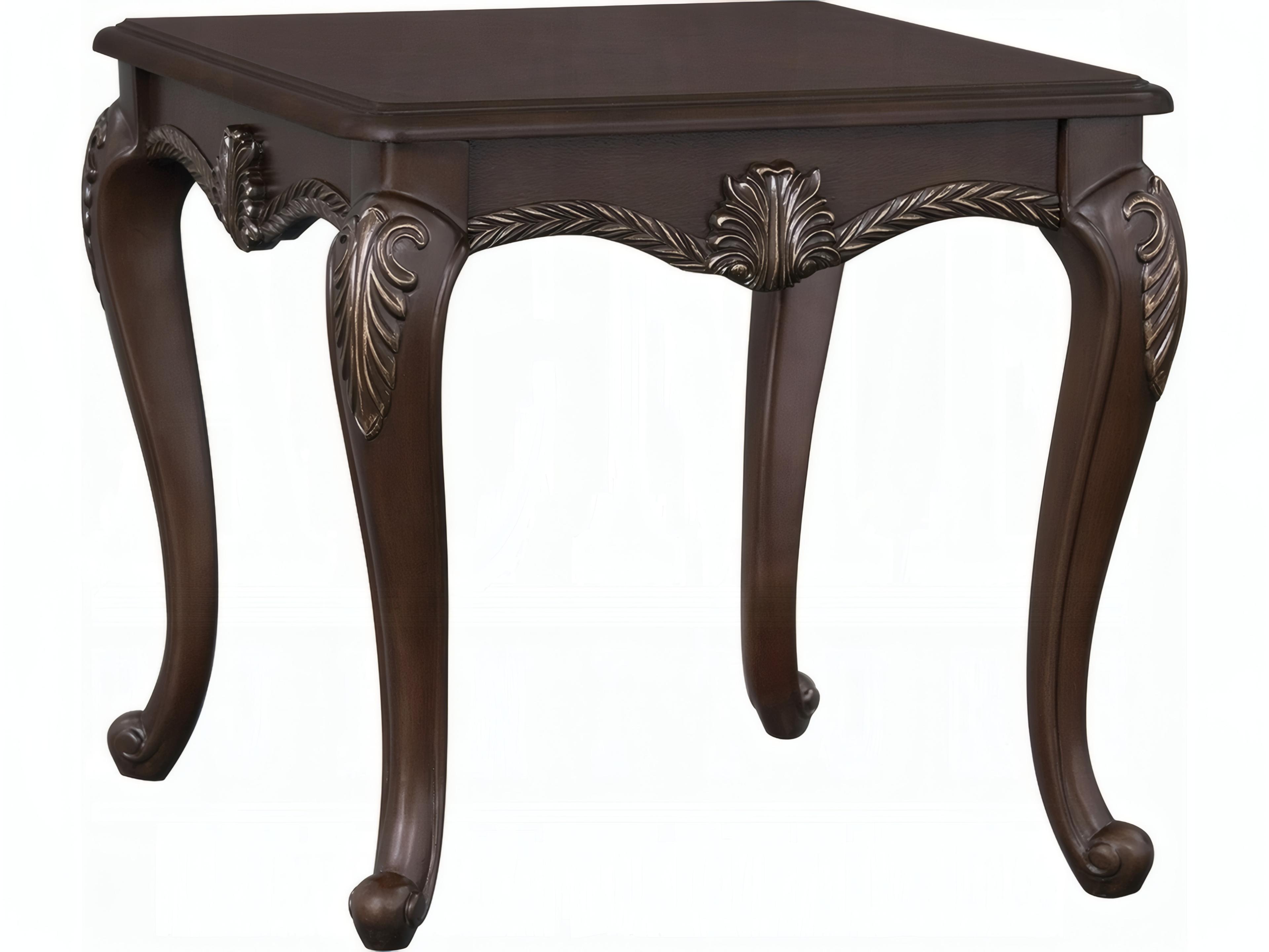 Pierce Square Wood Cherry End Table