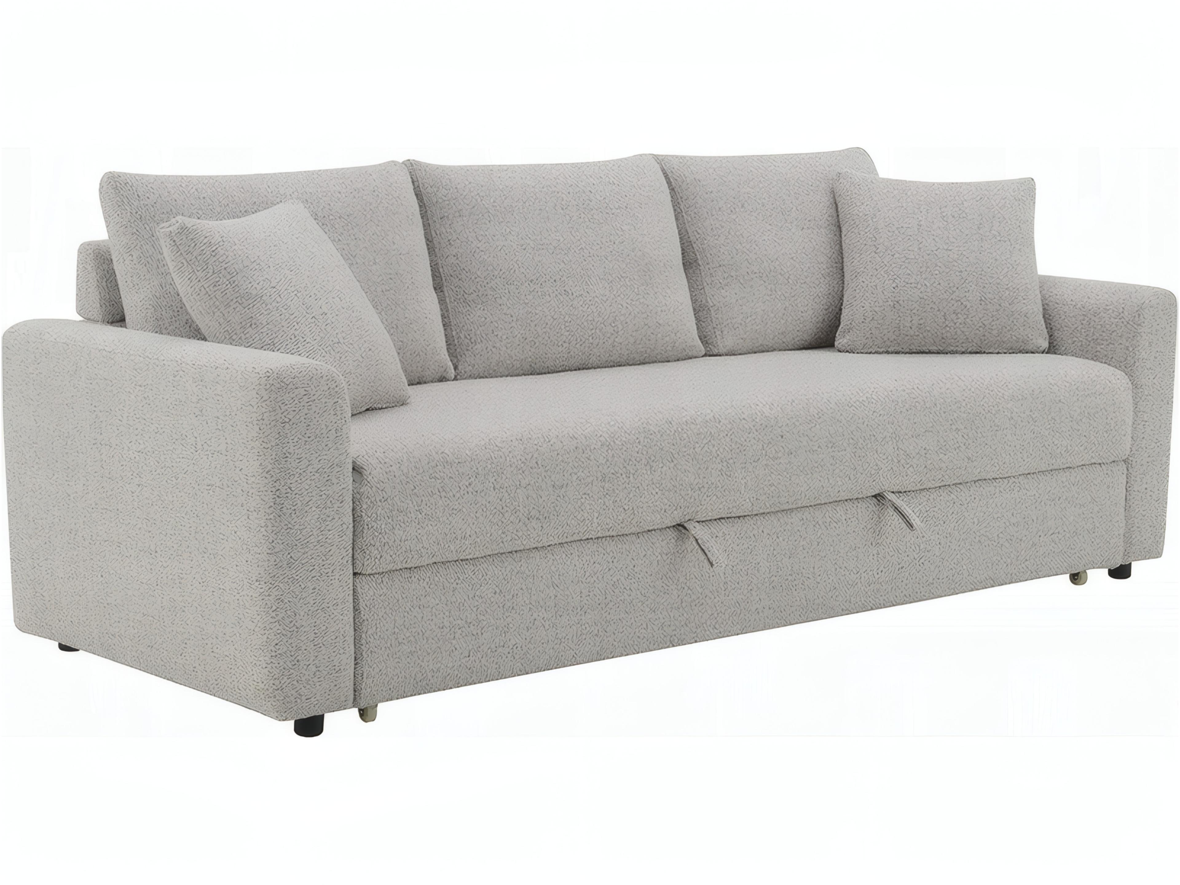 Acme Furniture Gray Boucle Upholstered Sofa Bed
