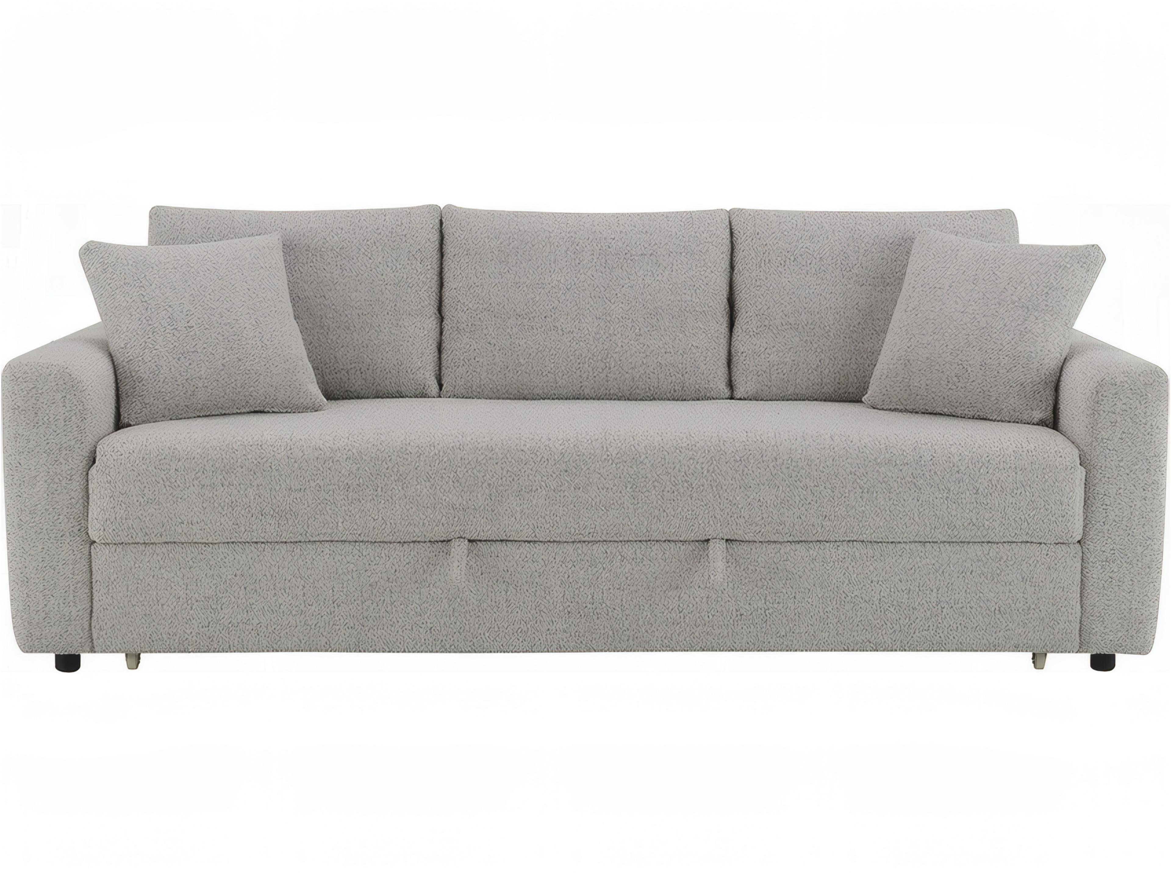 Acme Furniture Gray Boucle Upholstered Sofa Bed
