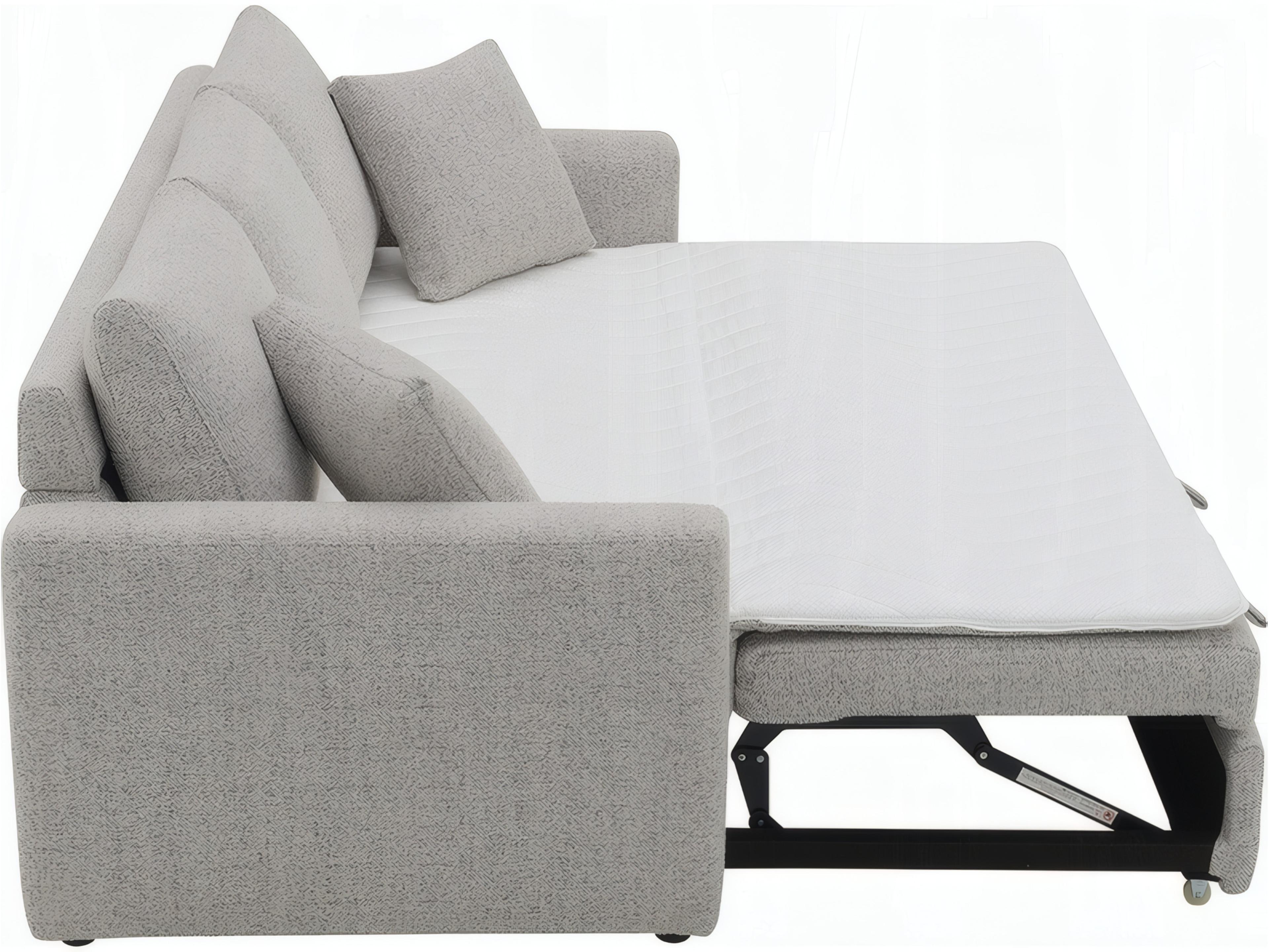 Acme Furniture Gray Boucle Upholstered Sofa Bed