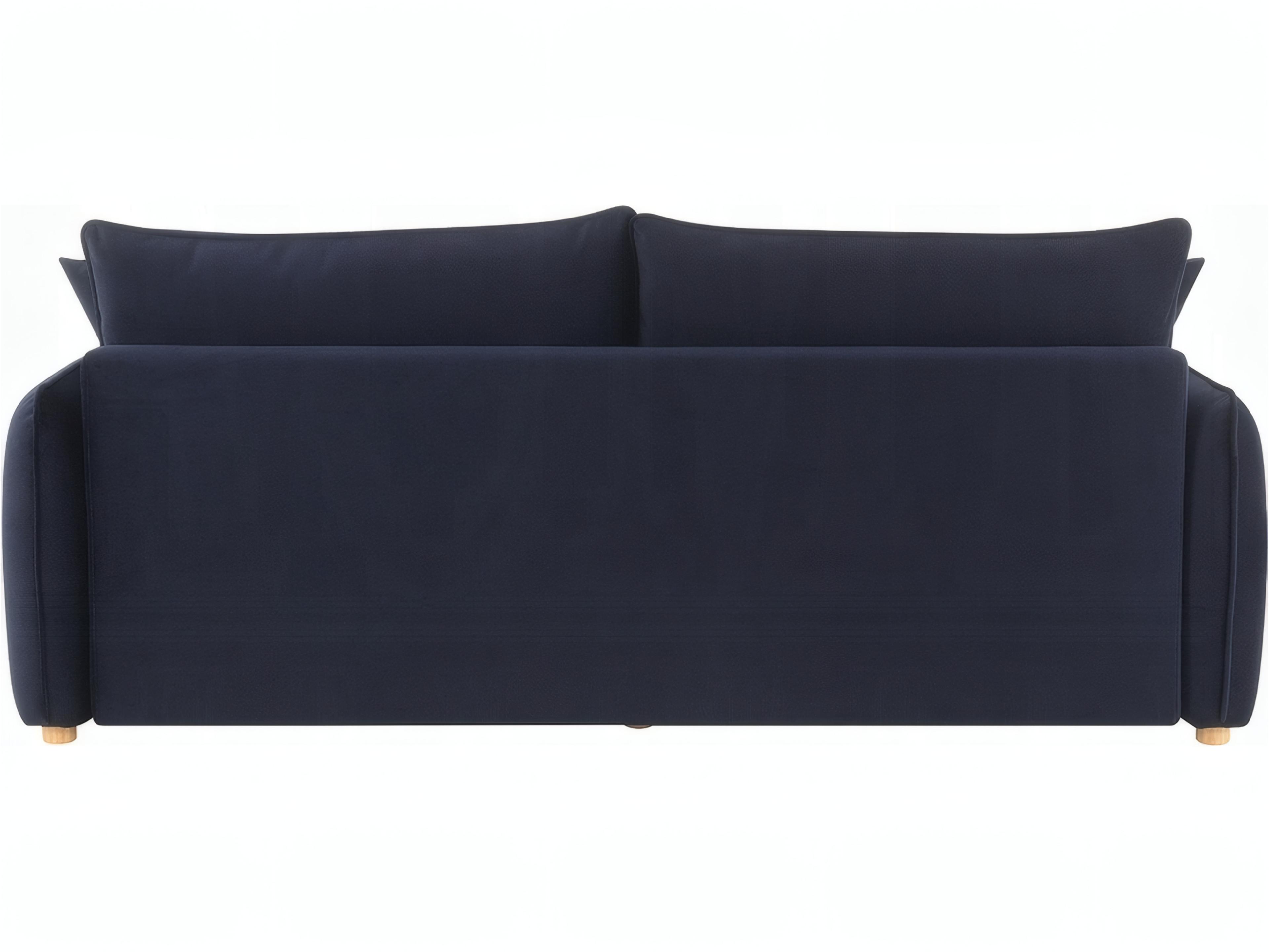 Acme Furniture Irina Blue Velvet Upholstered Sofa Bed