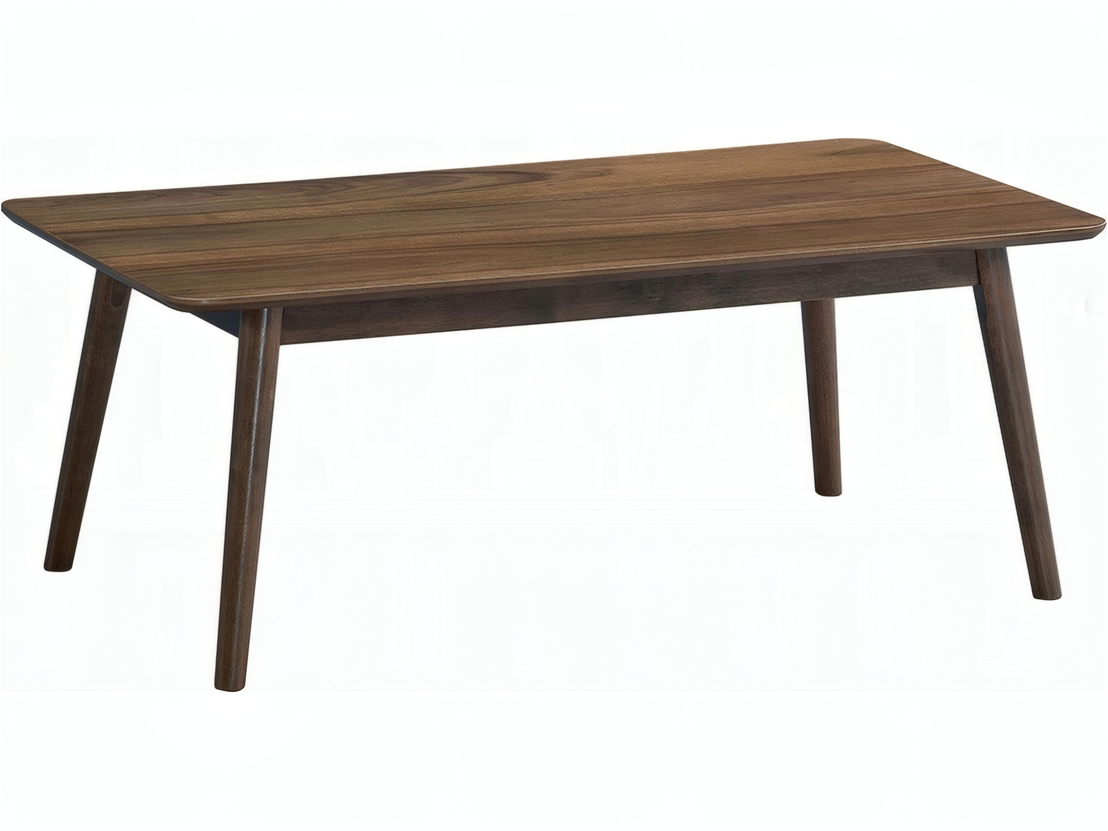 Lamonte Rectangular Wood Walnut Coffee Table