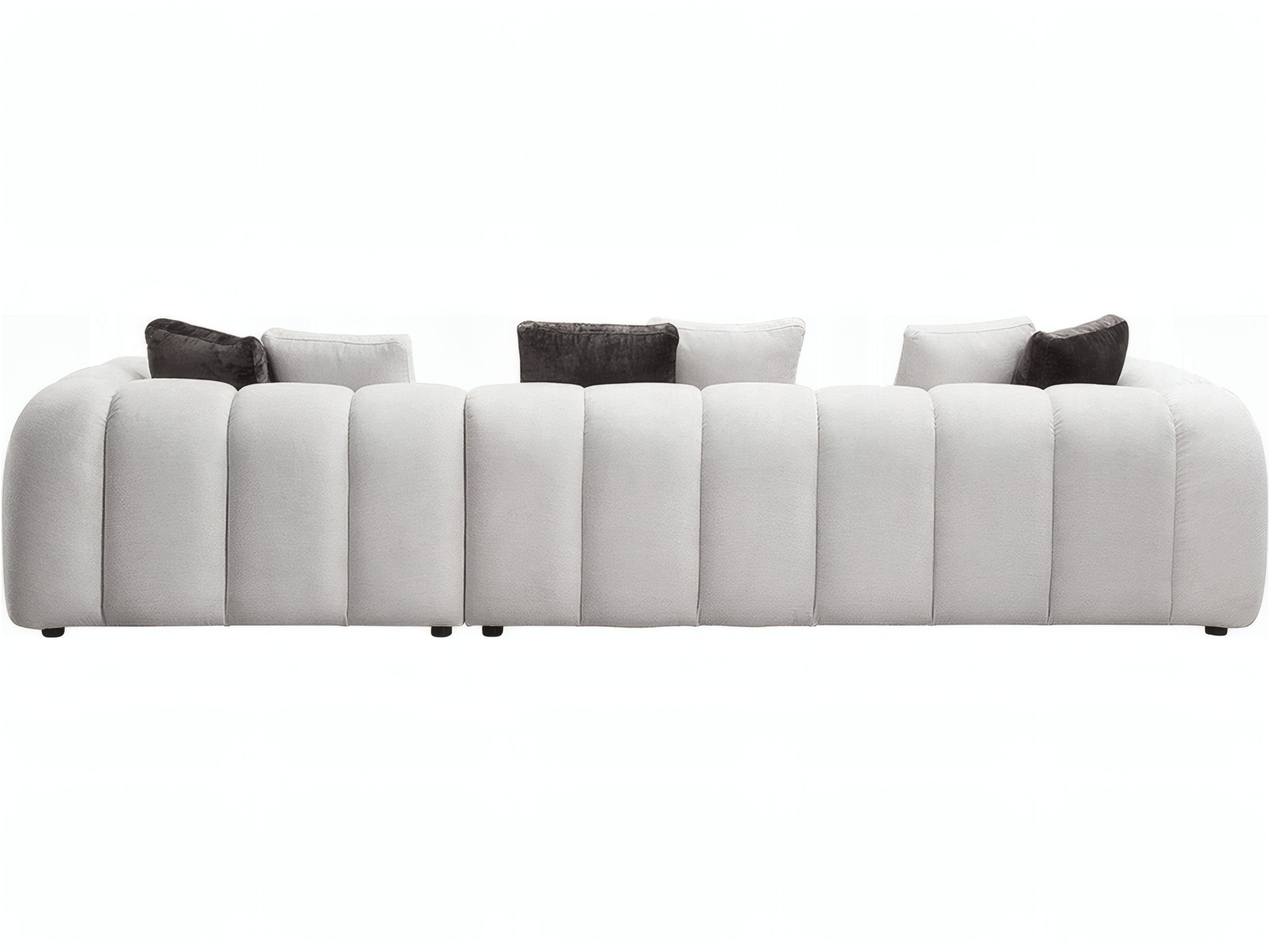 Acme Furniture Manilla Upholstered Sectional Sofa