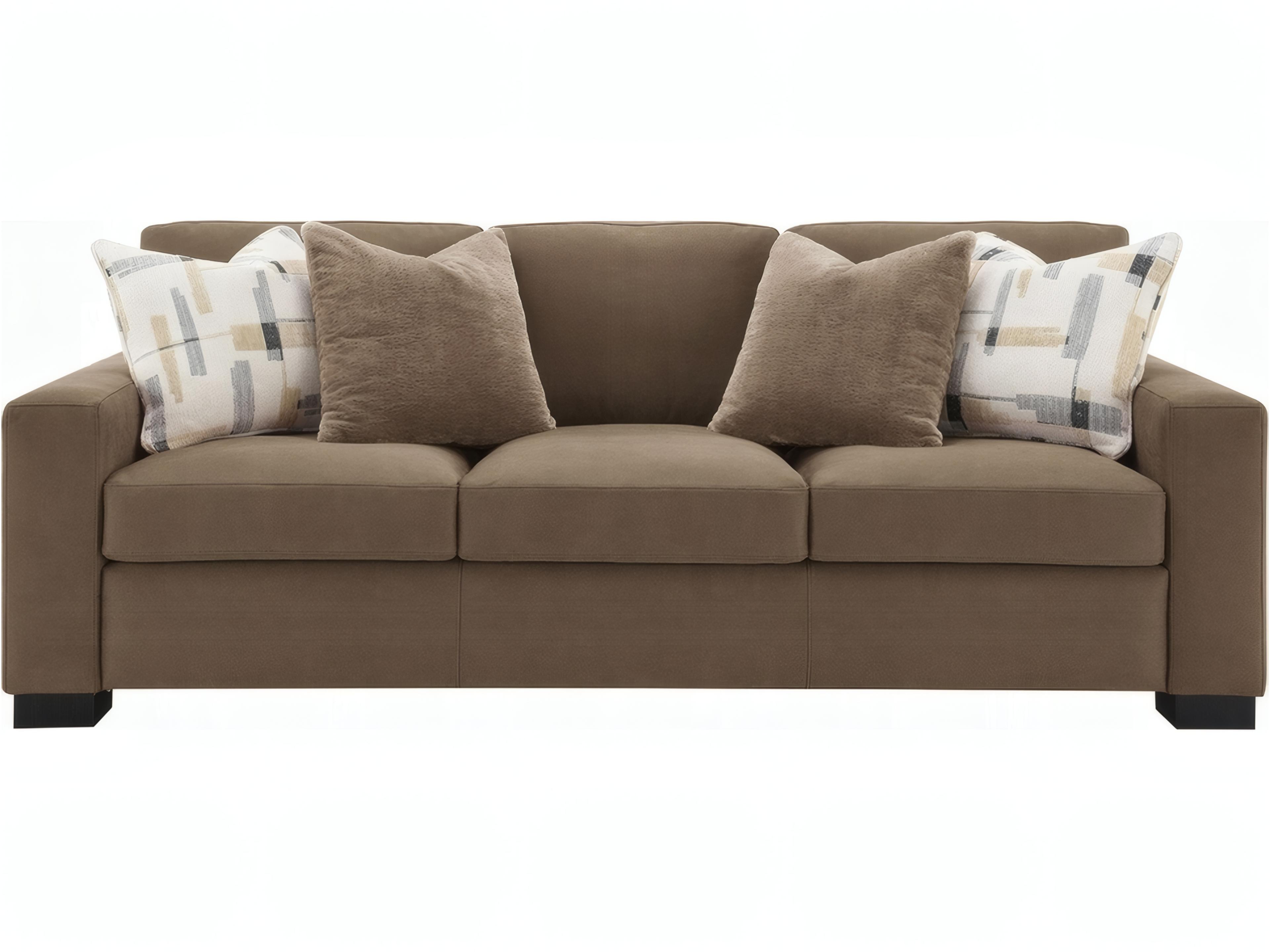 Acme Furniture Darya Brown Suede Fabric Upholstered Sofa
