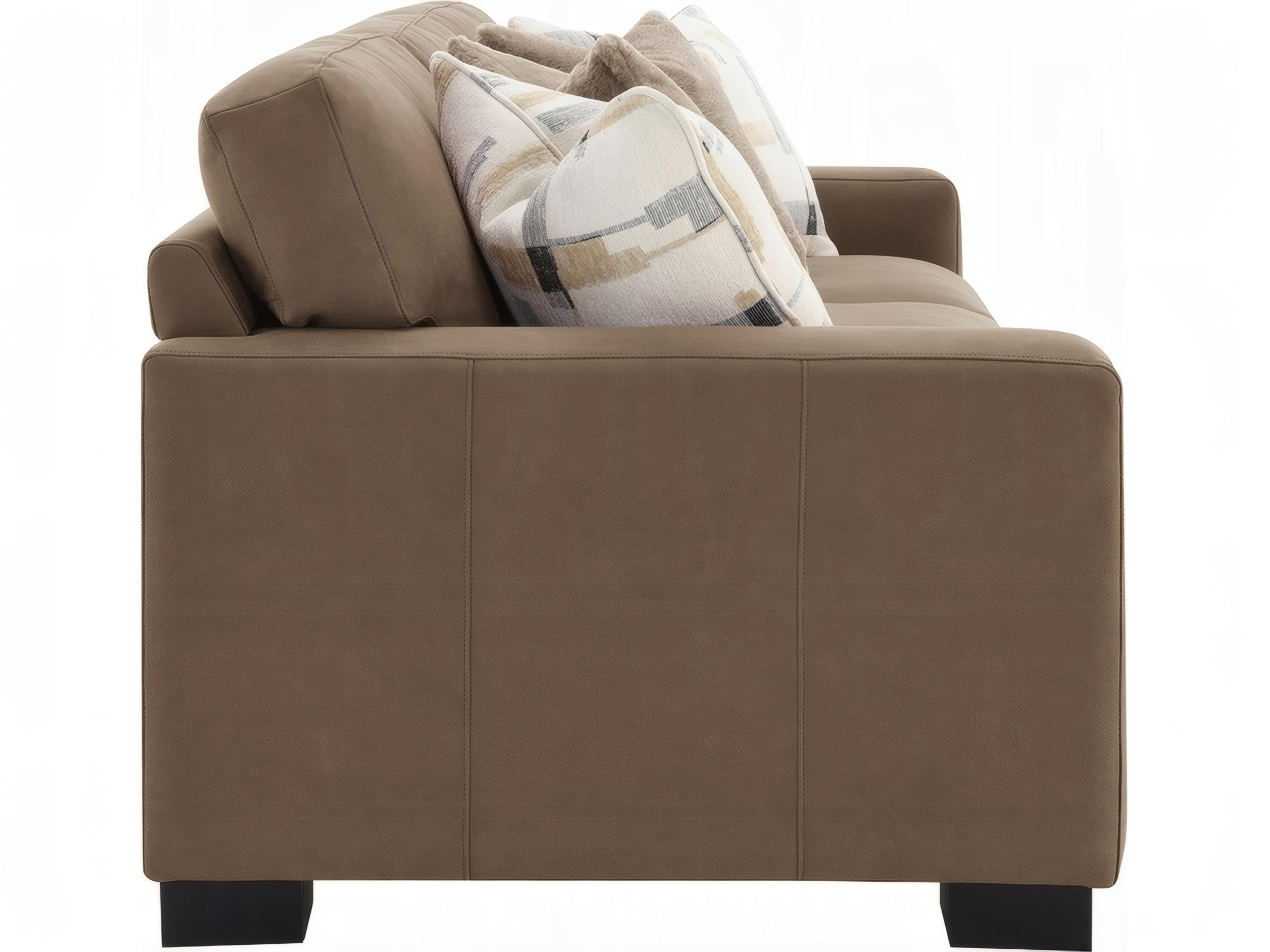 Acme Furniture Darya Brown Suede Fabric Upholstered Sofa