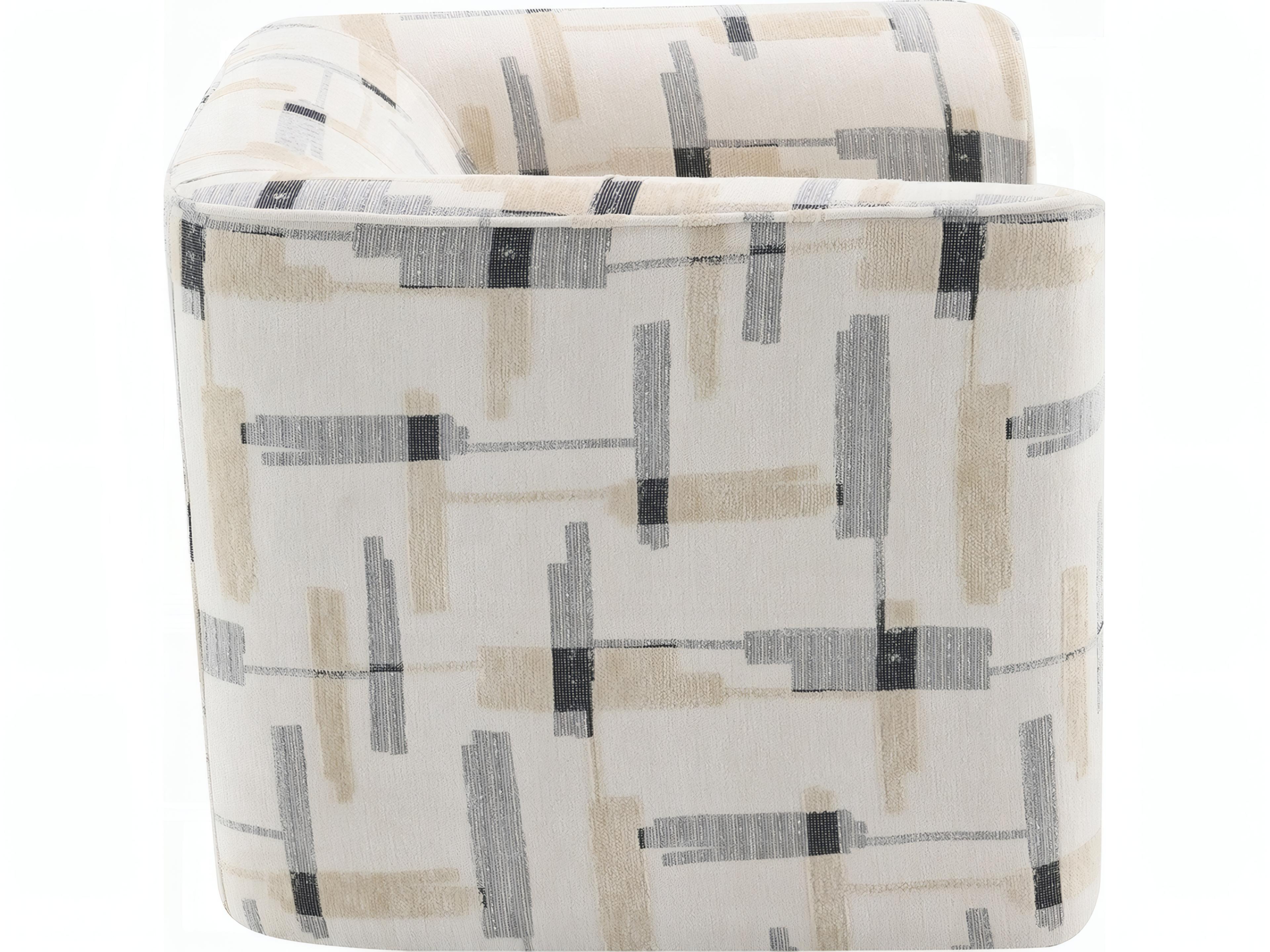 Acme Furniture Darya Swivel Beige Accent Chair