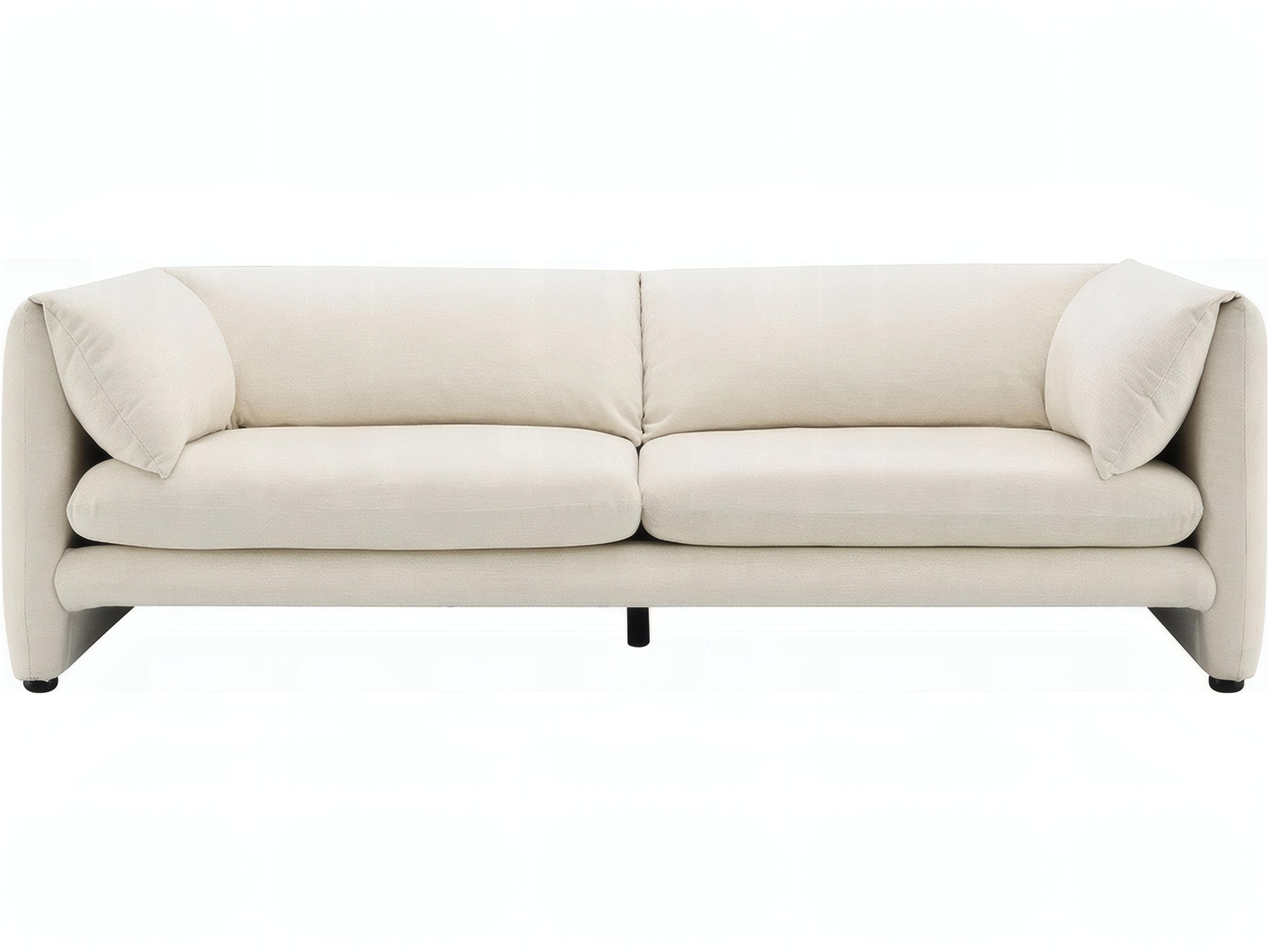 Acme Furniture Jaeda Beige Linen Upholstered Sofa