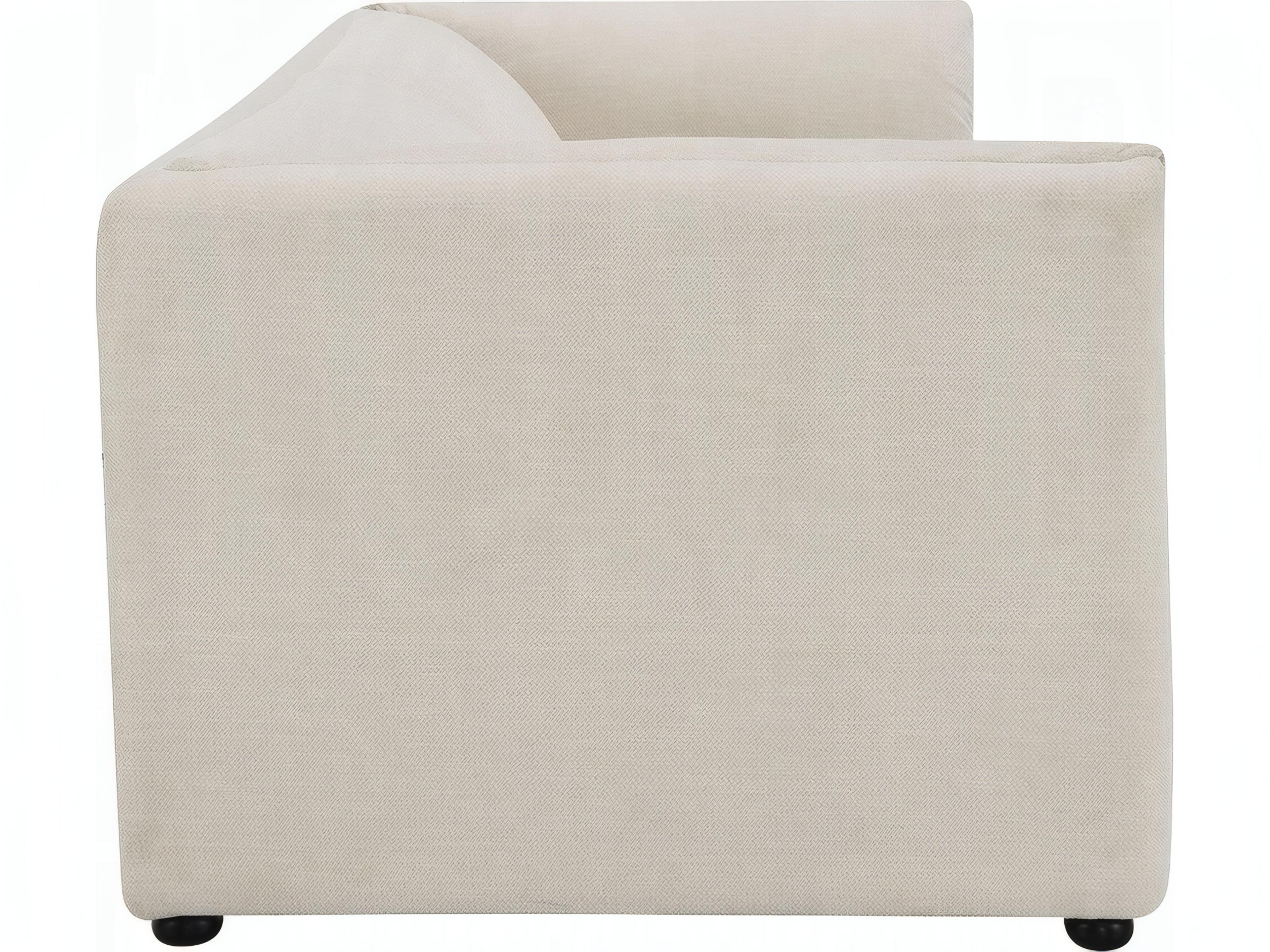 Acme Furniture Jaeda Beige Linen Upholstered Sofa