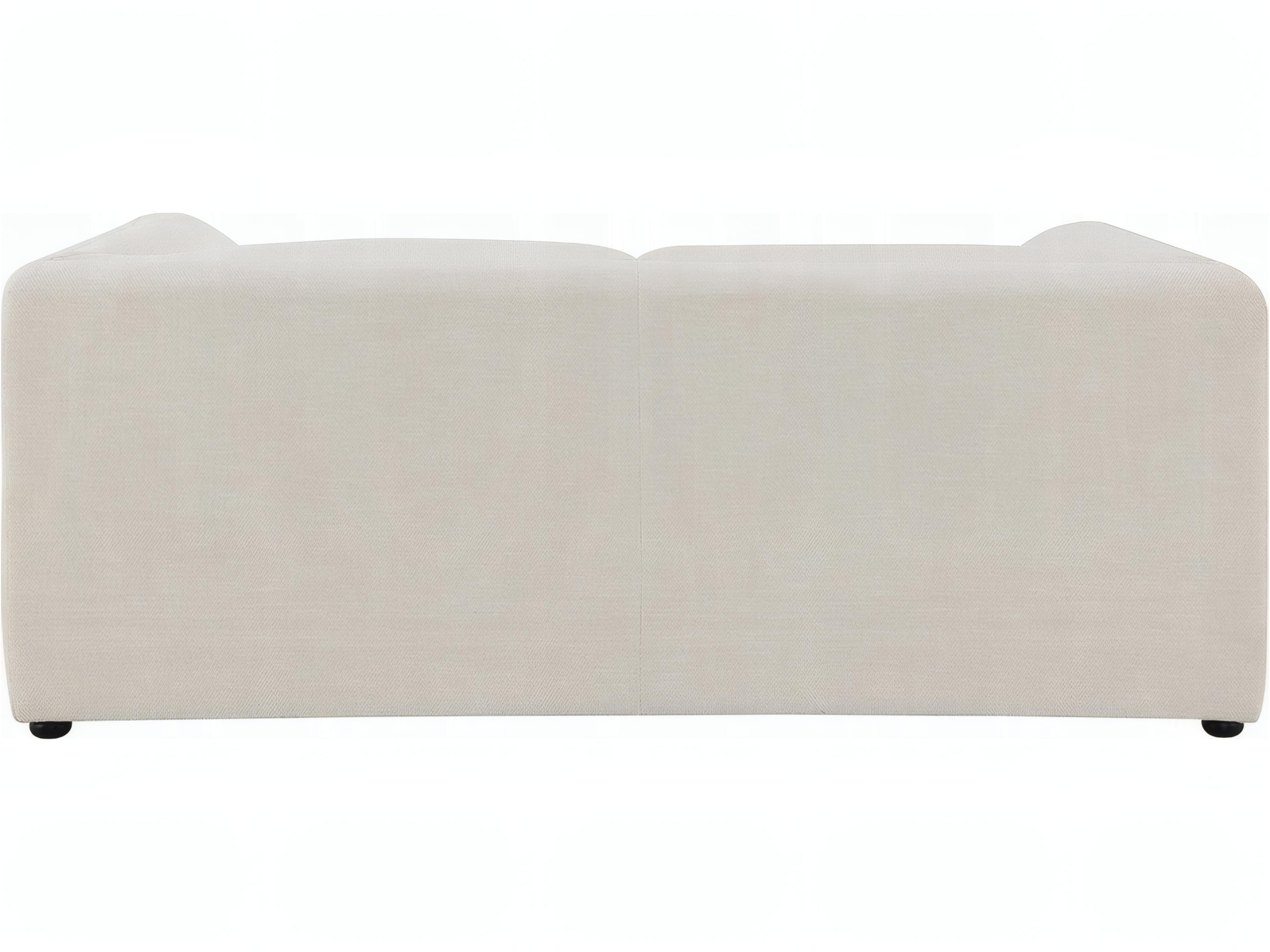 Acme Furniture Jaeda Beige Linen Upholstered Loveseat