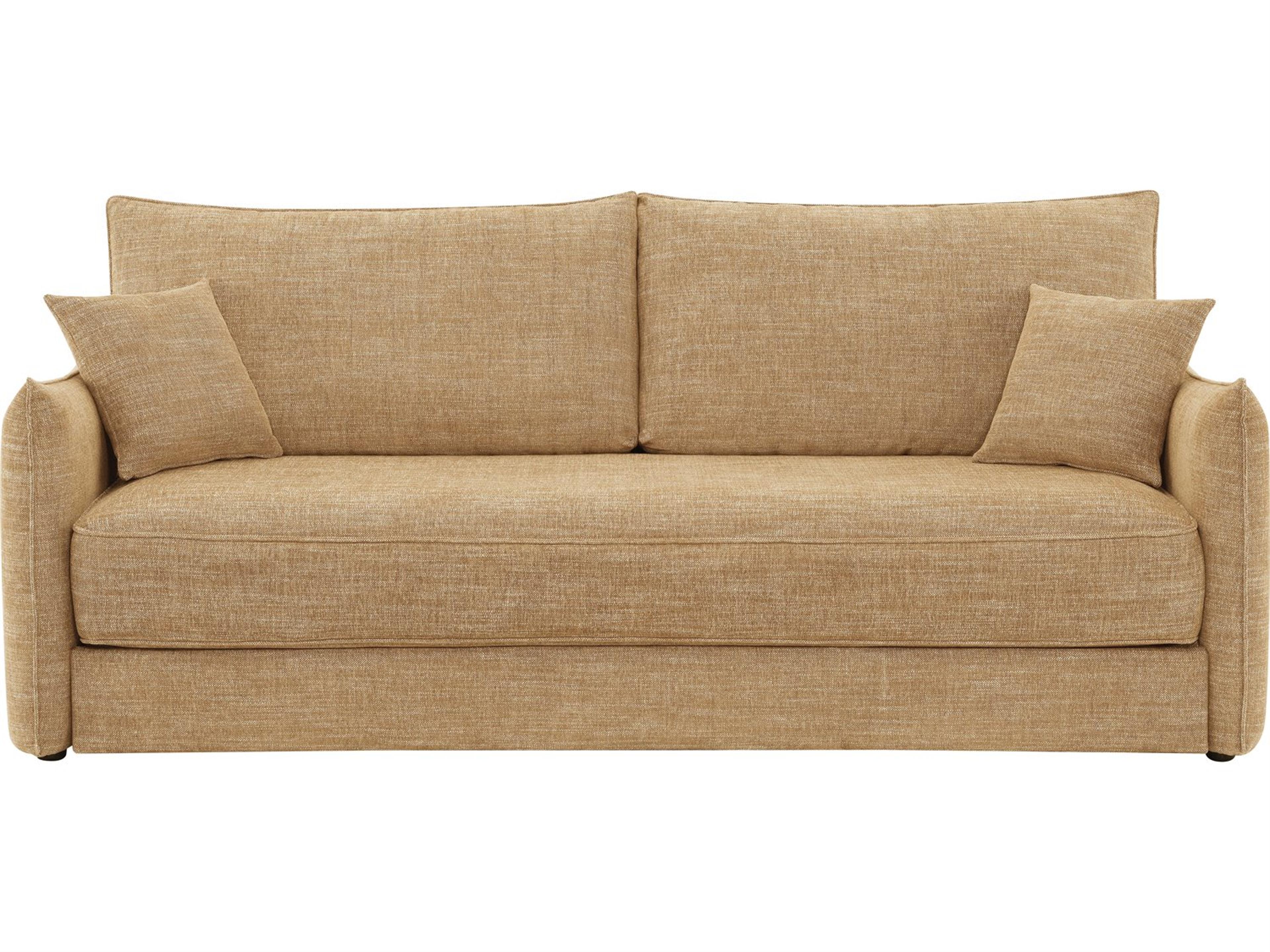 Acme Furniture Cadie Mocha Chenille Beige Upholstered Sofa