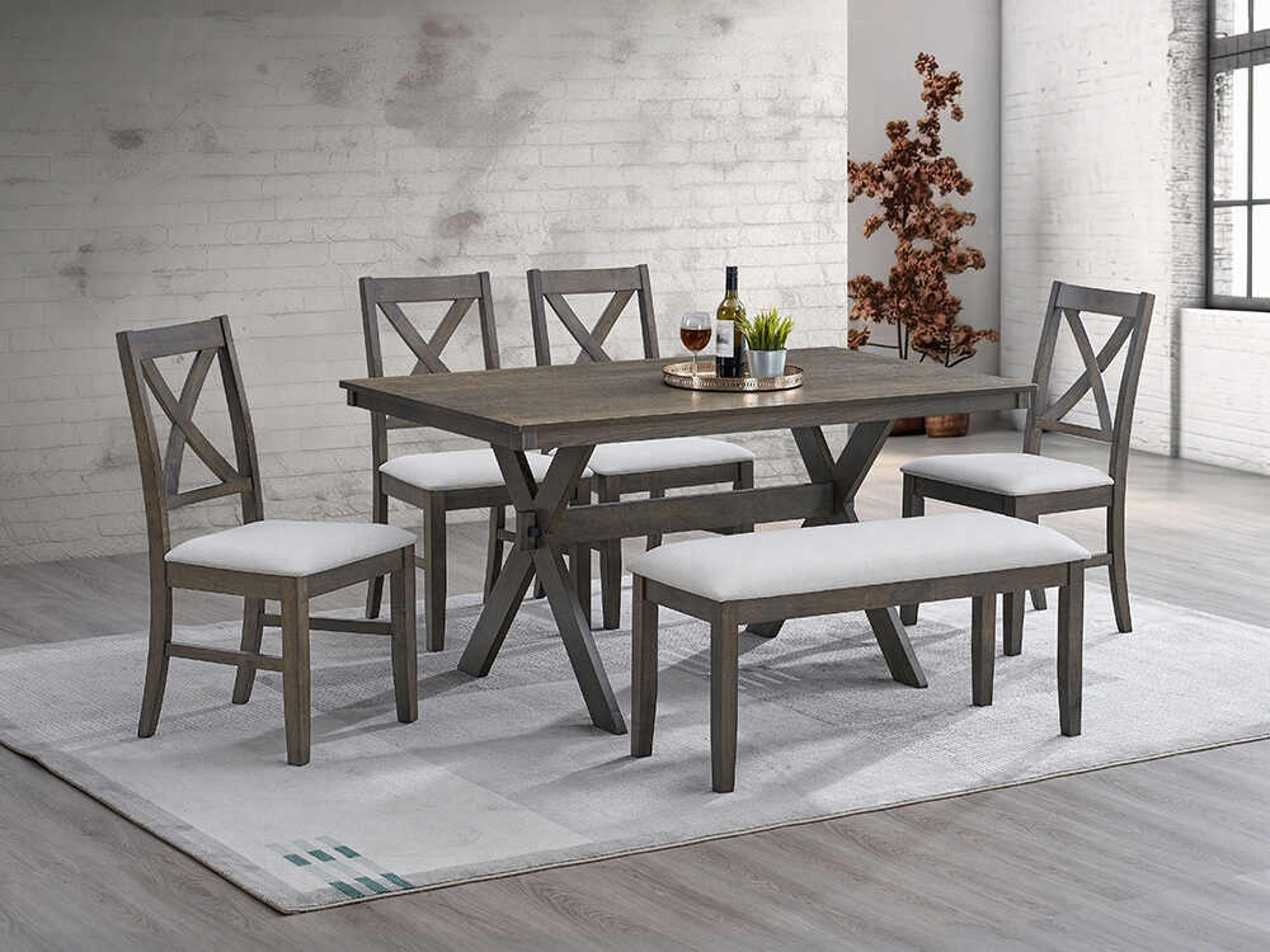 Marit Rubberwood Dining Room Set