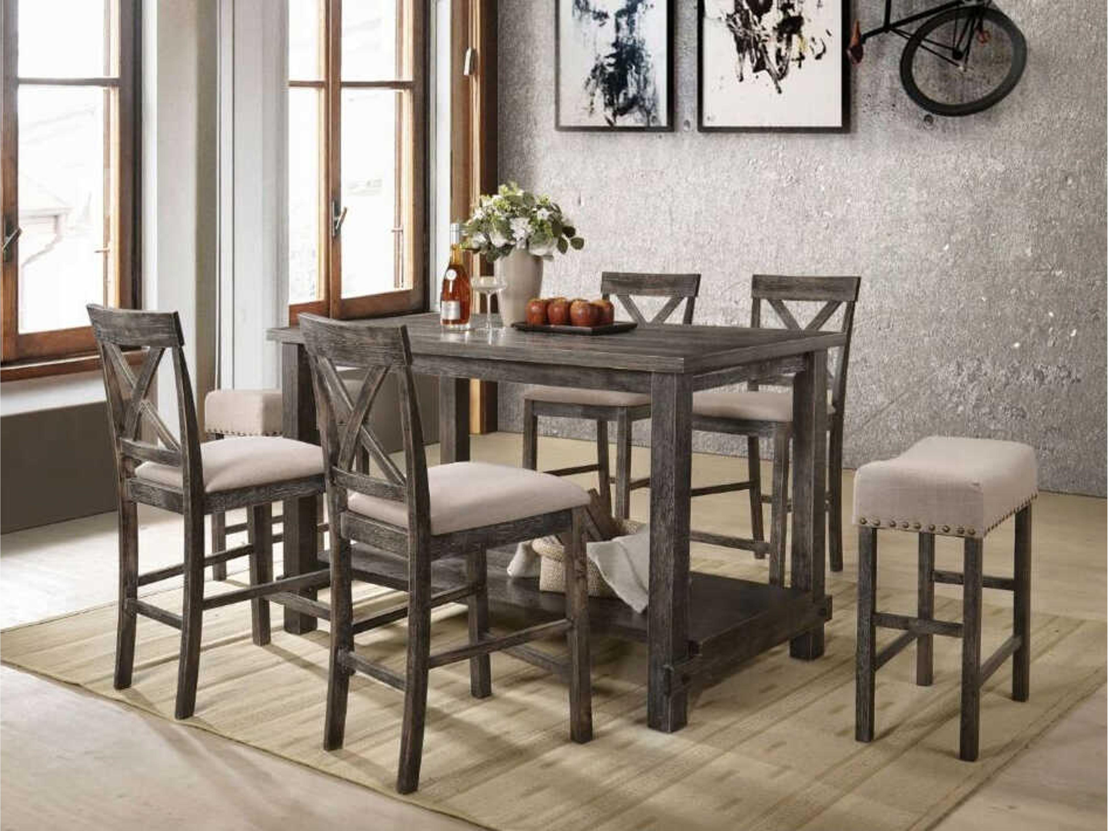 Marta Rubberwood Dining Room Set