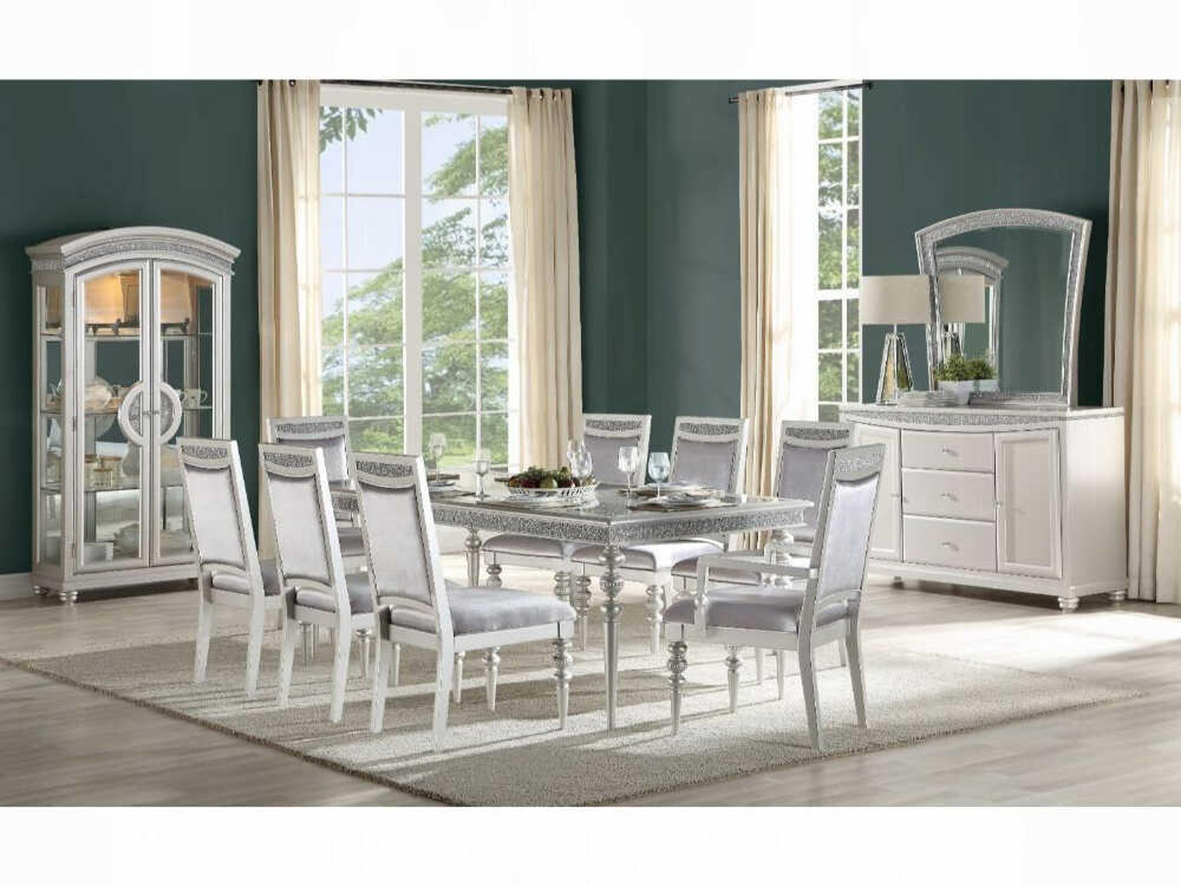 Acme Furniture Maverick Rubberwood Dining Room Set