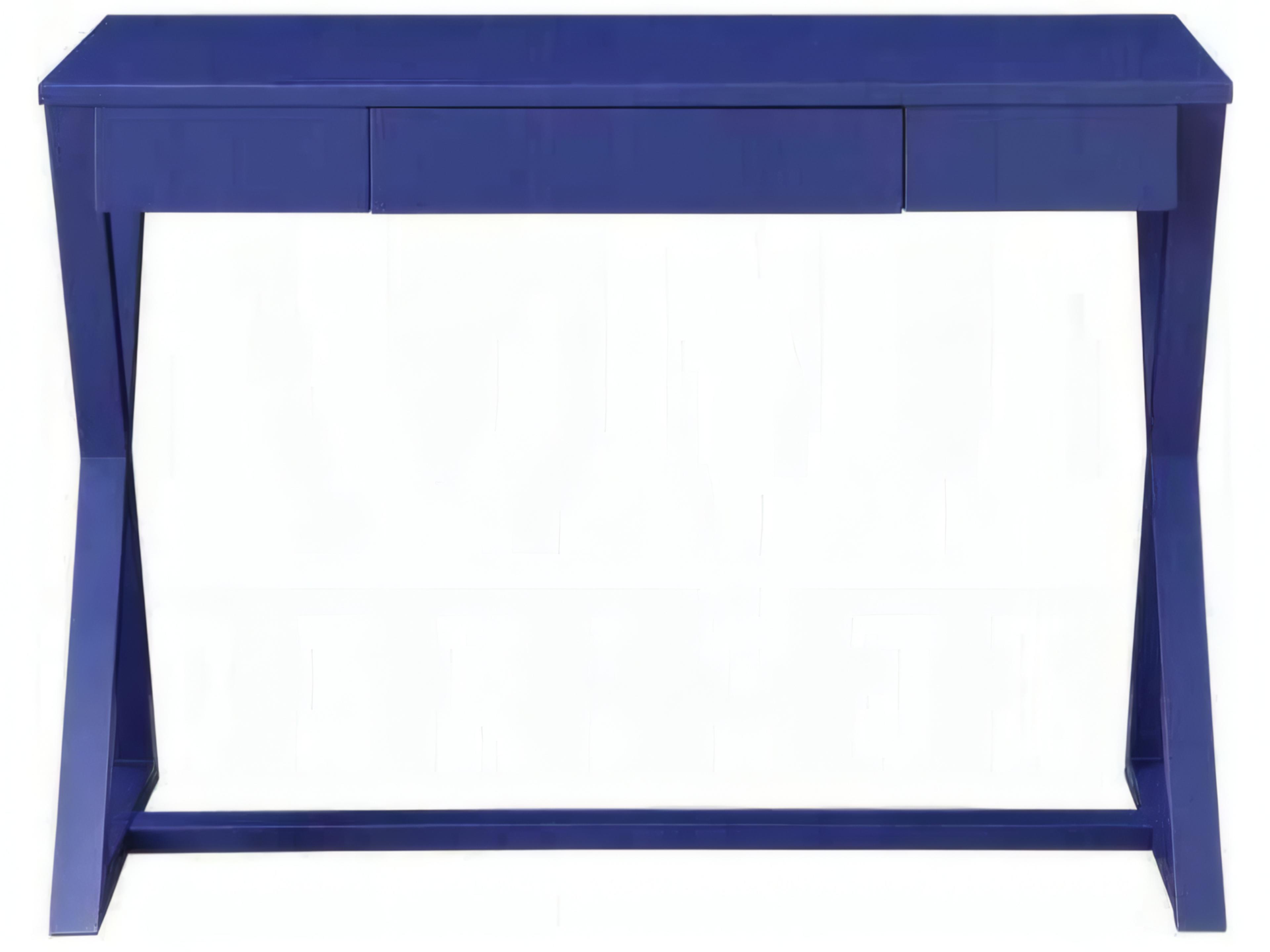 Acme Furniture Nalo Twilight Blue Poplar Wood Writing Desk