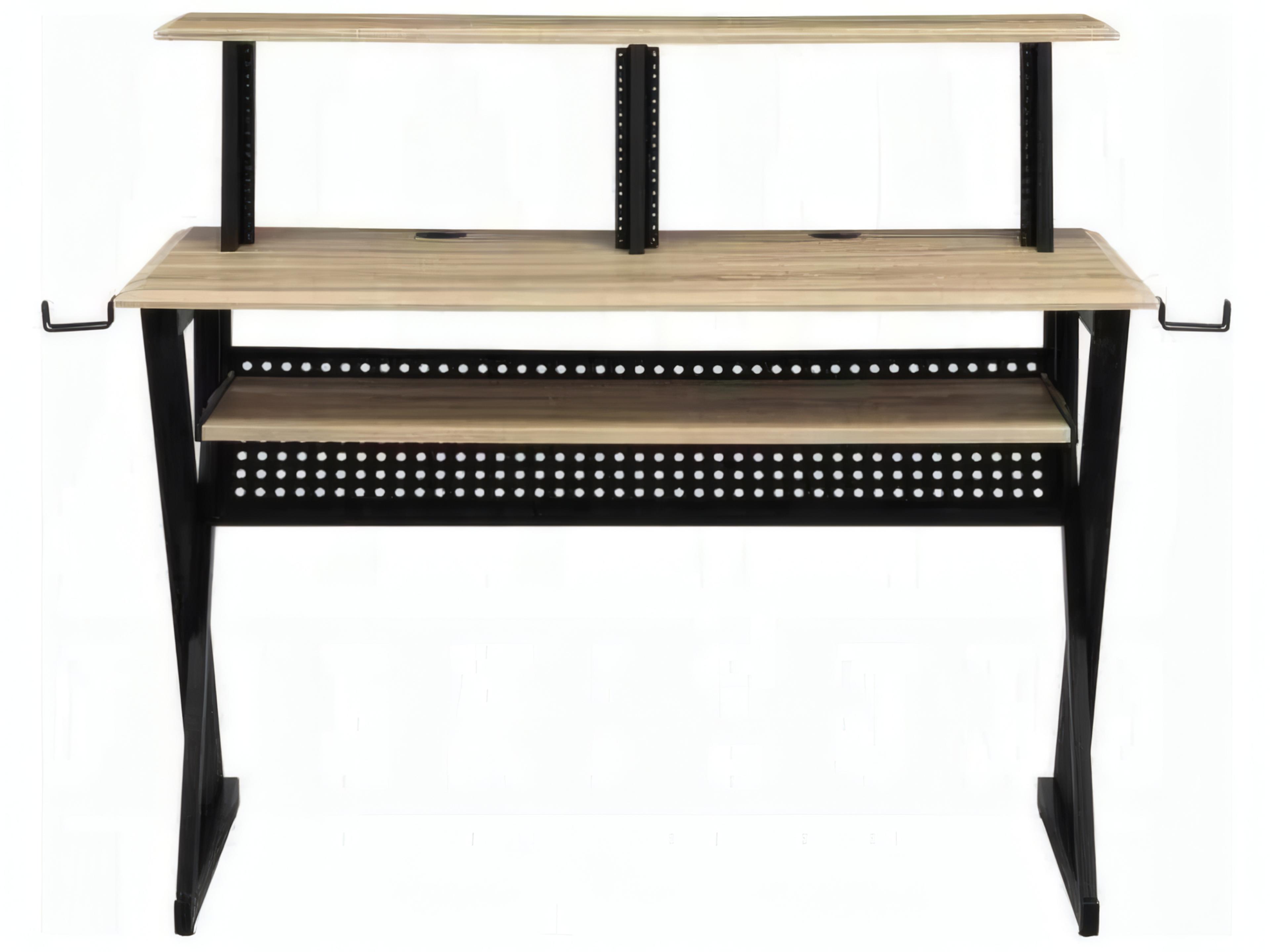 Acme Furniture Humanity Natural Black Computer Desk
