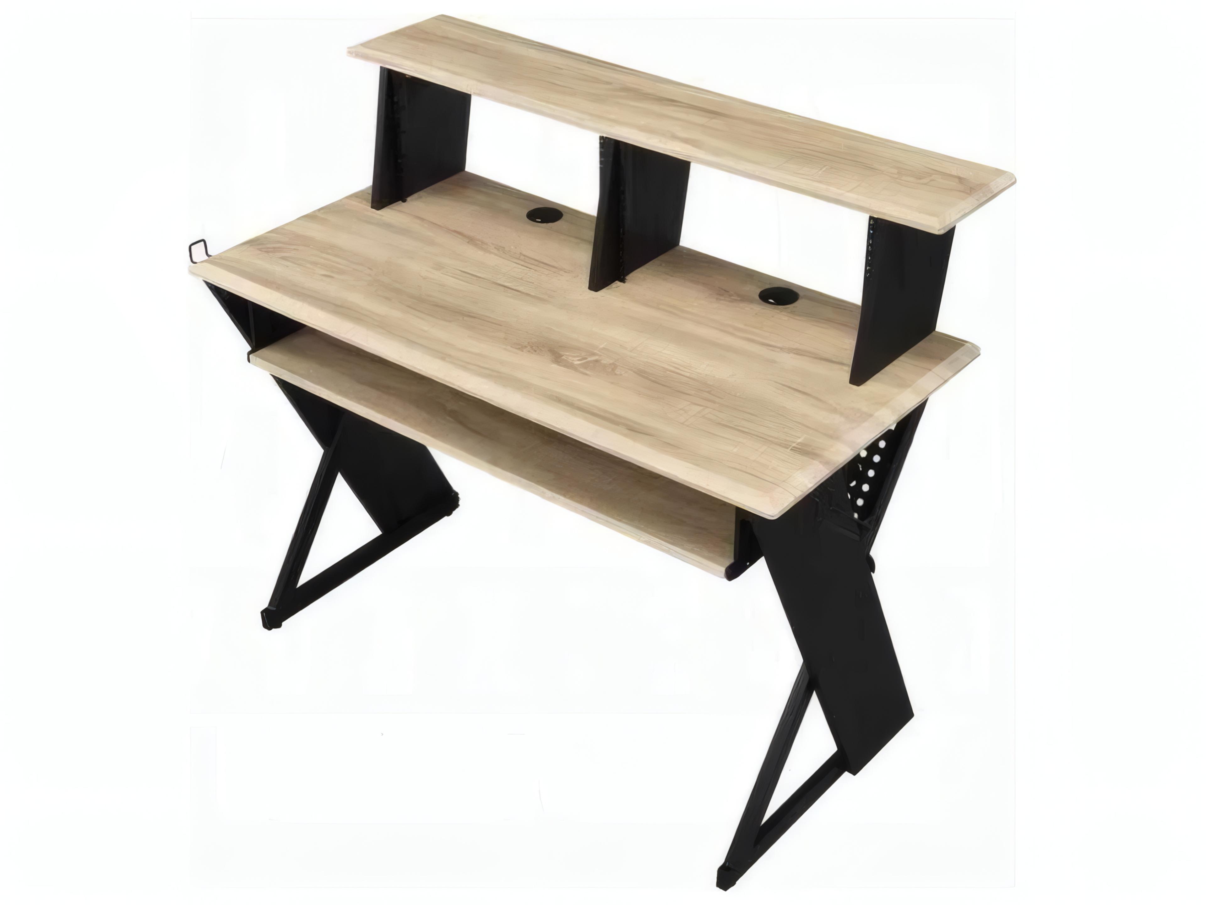 Acme Furniture Humanity Natural Black Computer Desk