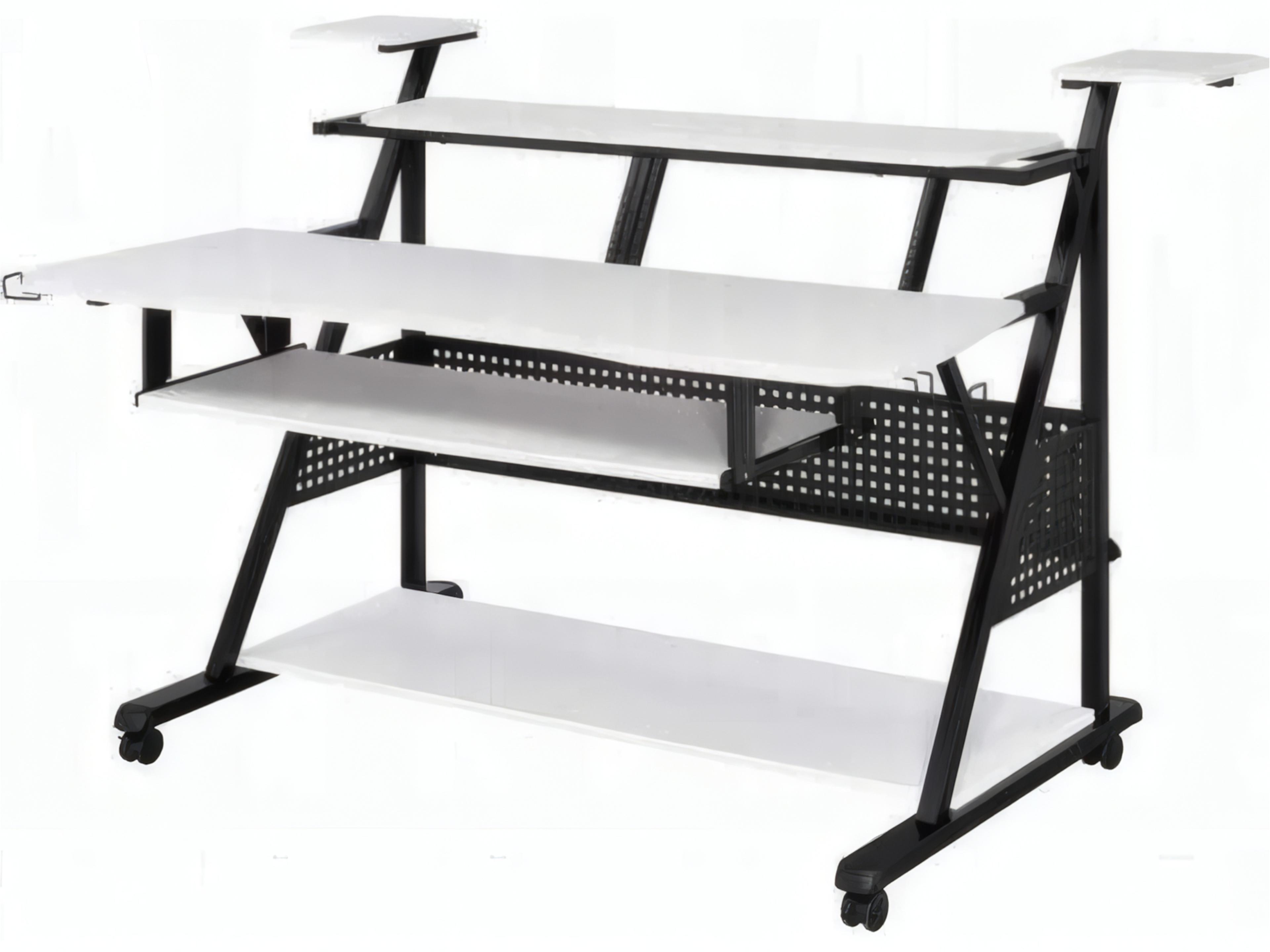 Willow Music Desk White and Black Finish