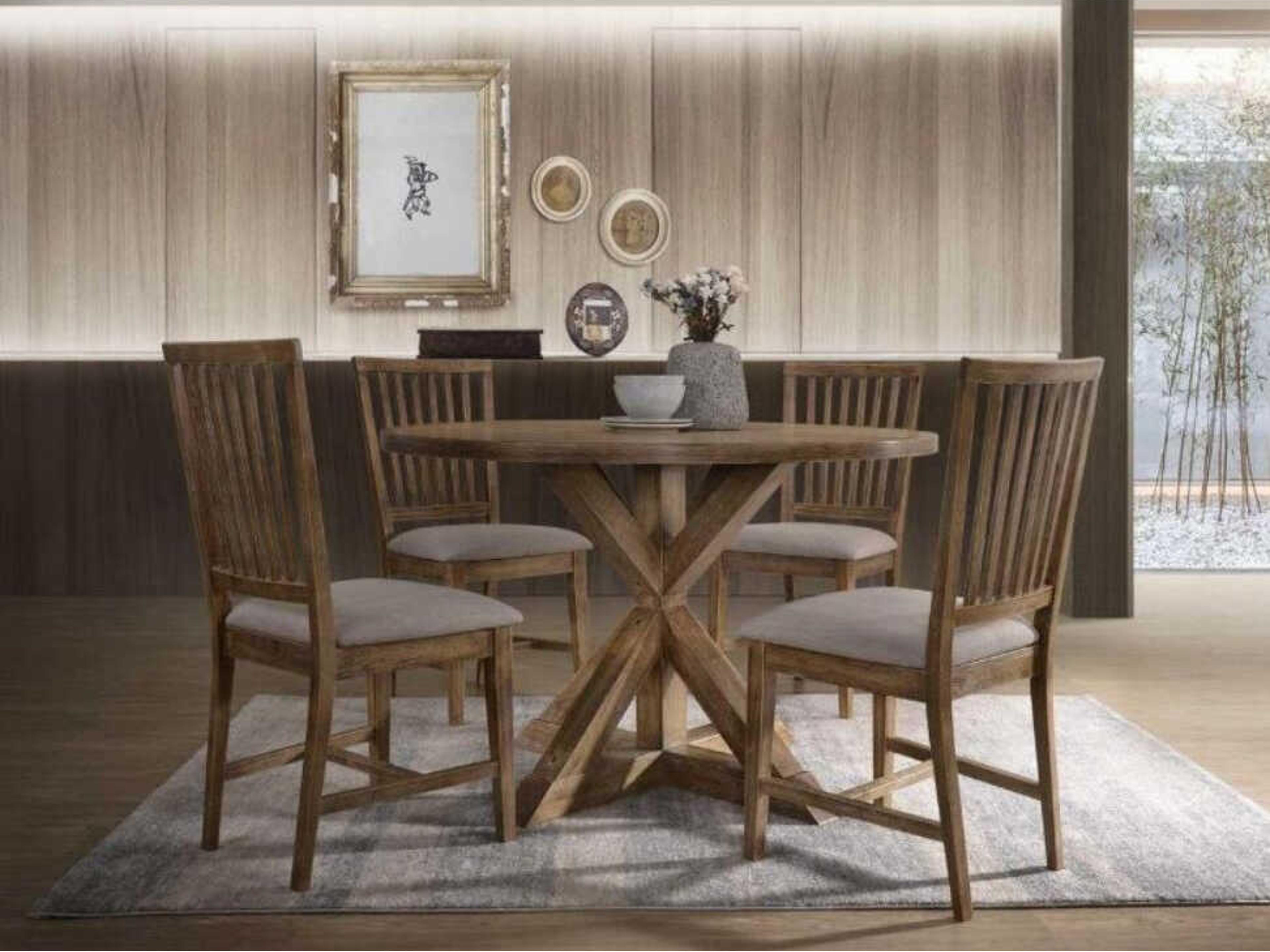 Wallace Rubberwood Dining Room Set