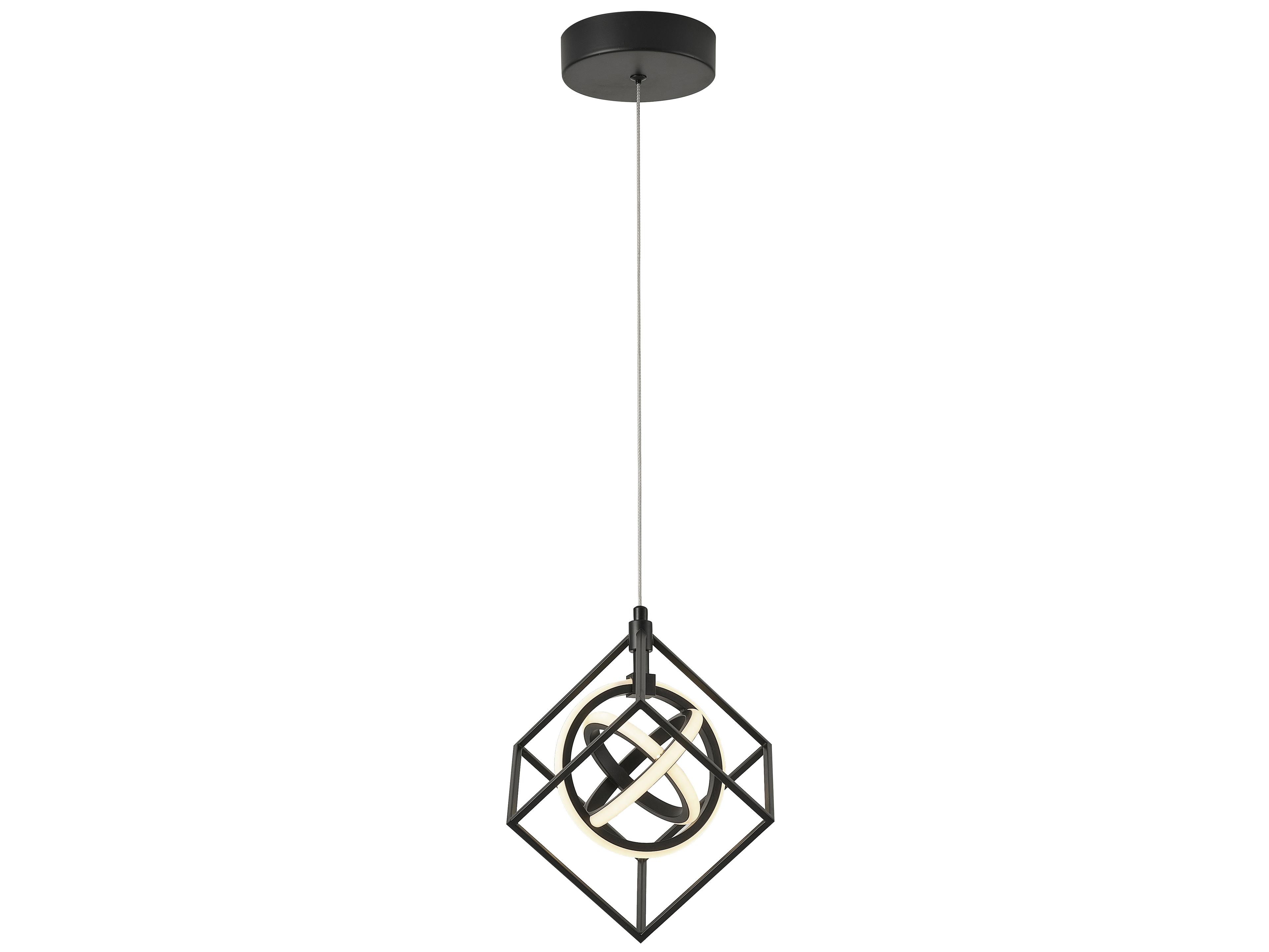 Tulip LED Pendant Modern Matte Black