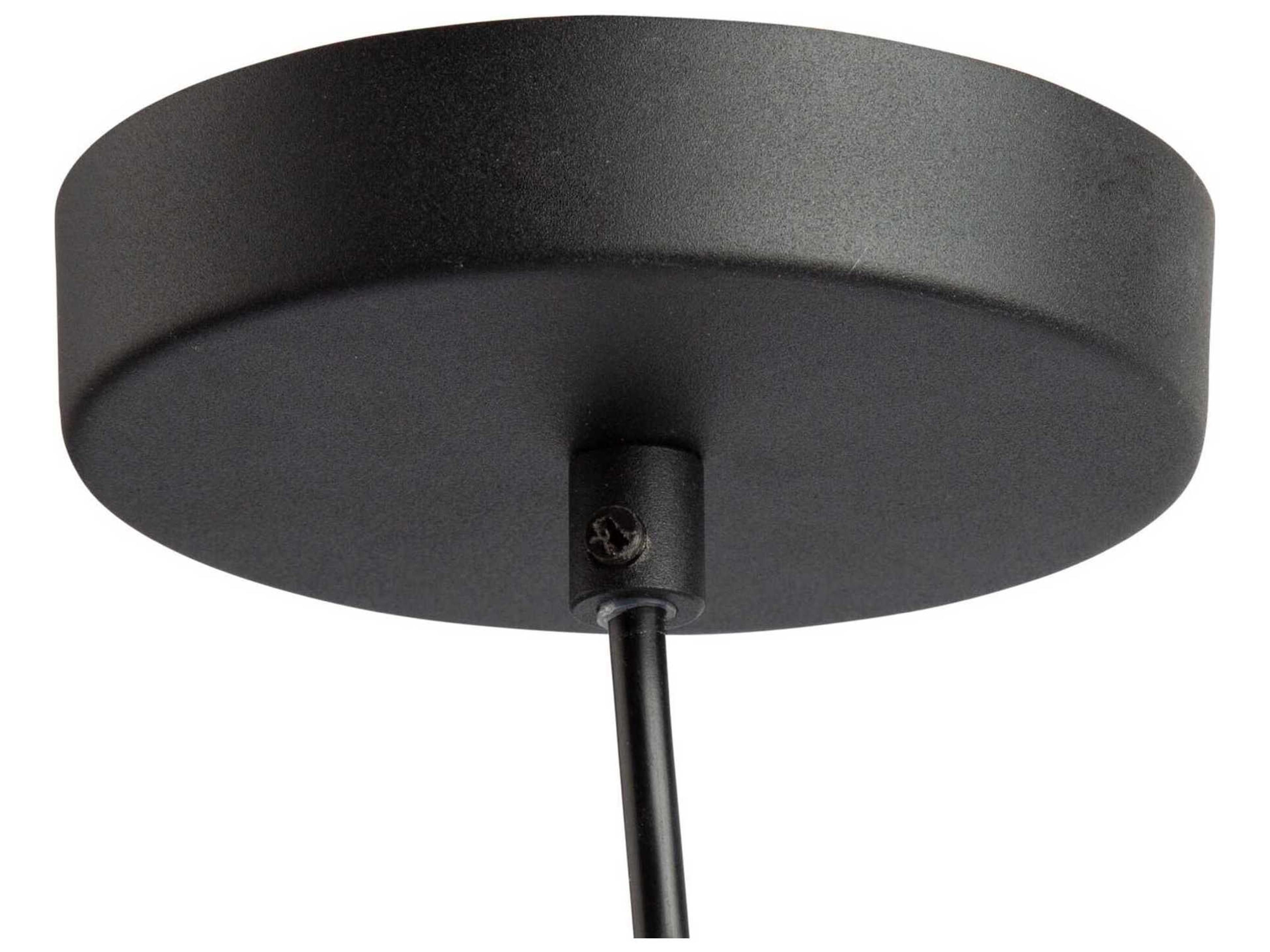 Artcraft Pinpoint 1-Light Black Glass Globe Mini Pendant