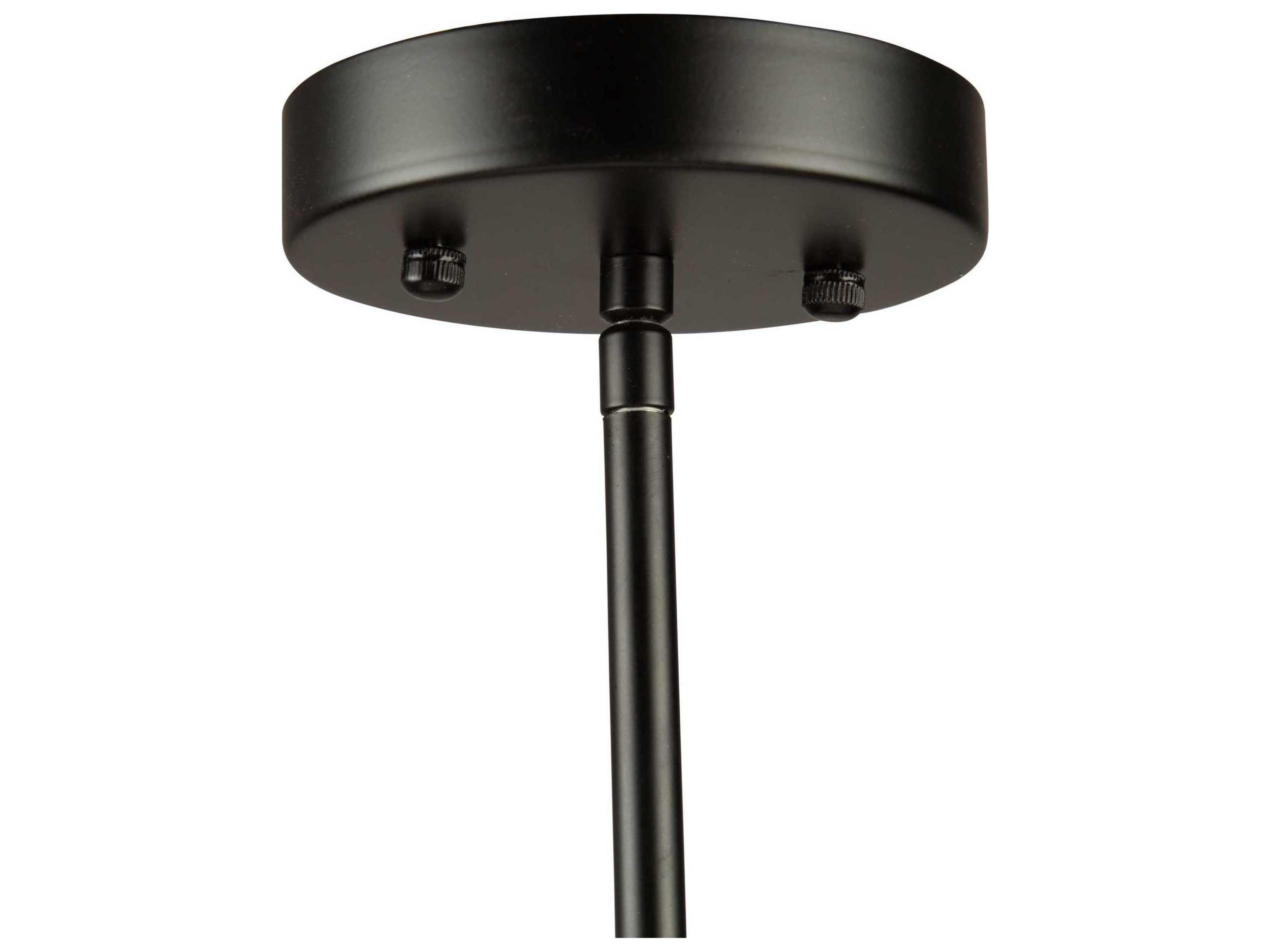 Artcraft Rhythm 3-Light Black Empire Chandelier