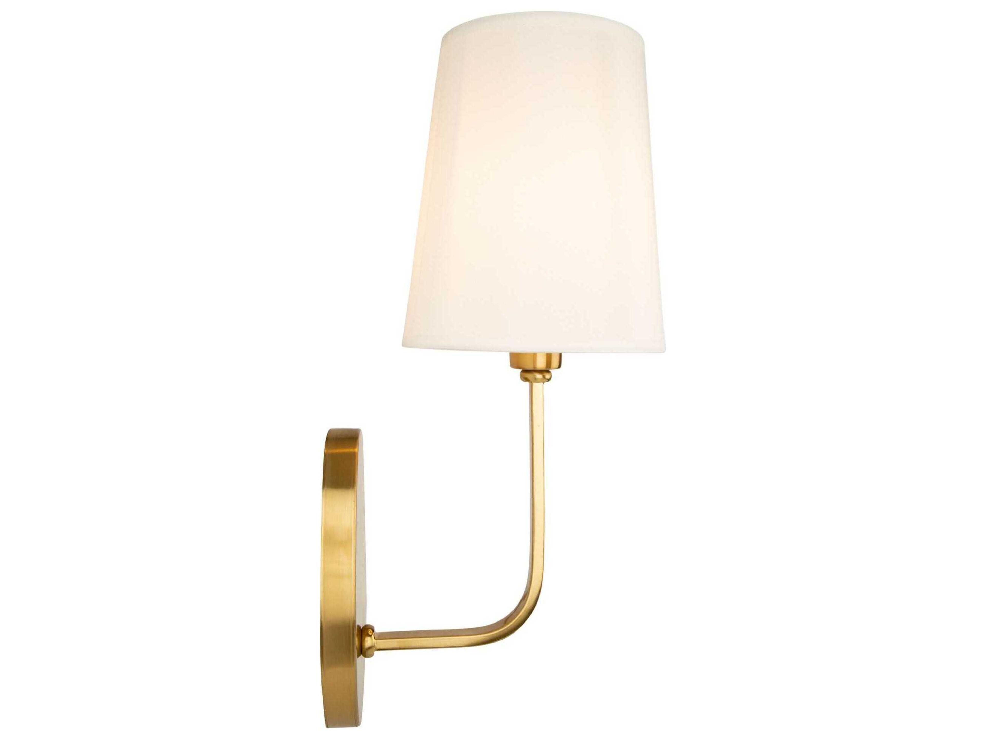 Artcraft Rhythm 1-Light Brushed Gold Wall Sconce