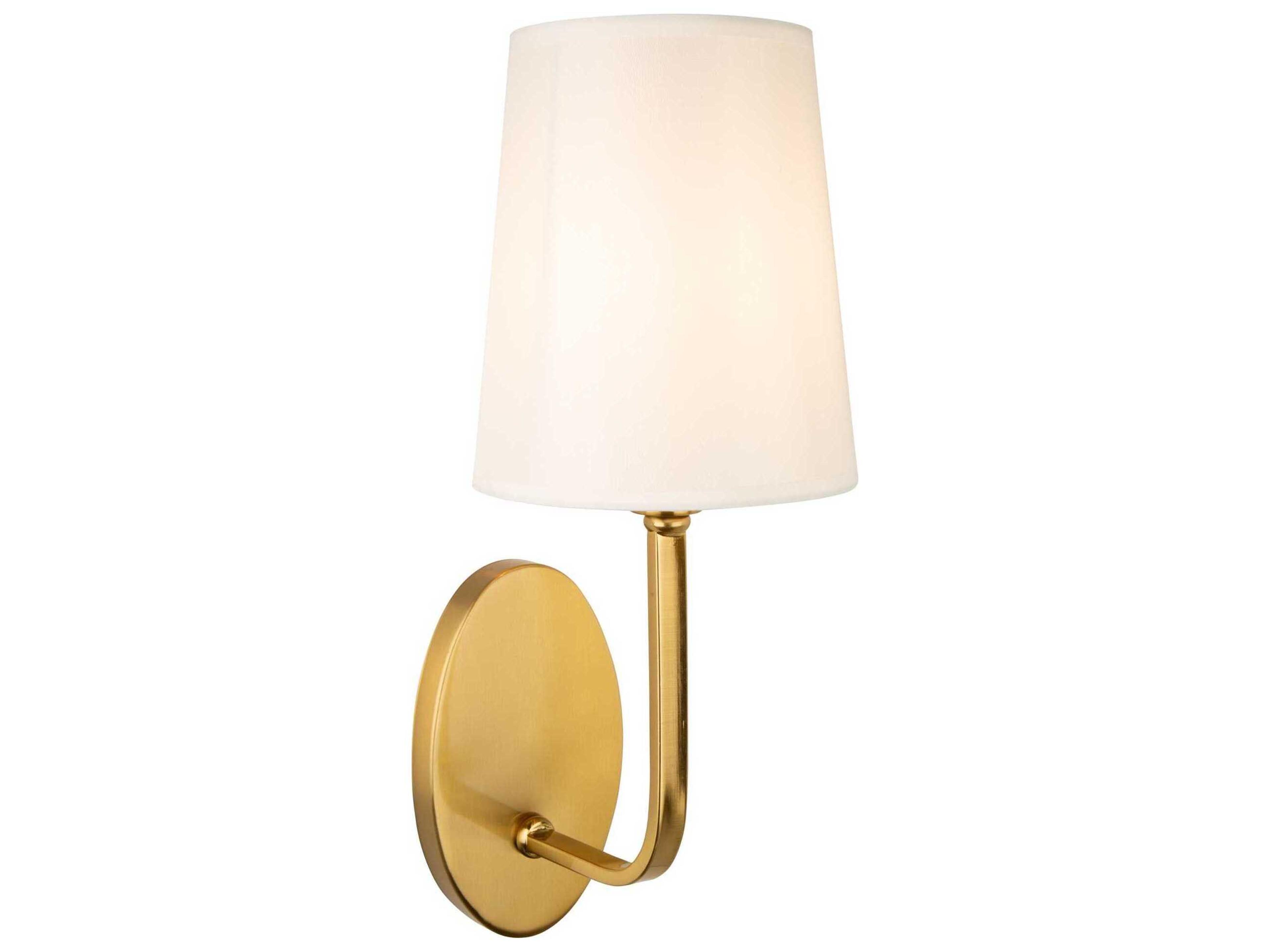 Artcraft Rhythm 1-Light Brushed Gold Wall Sconce