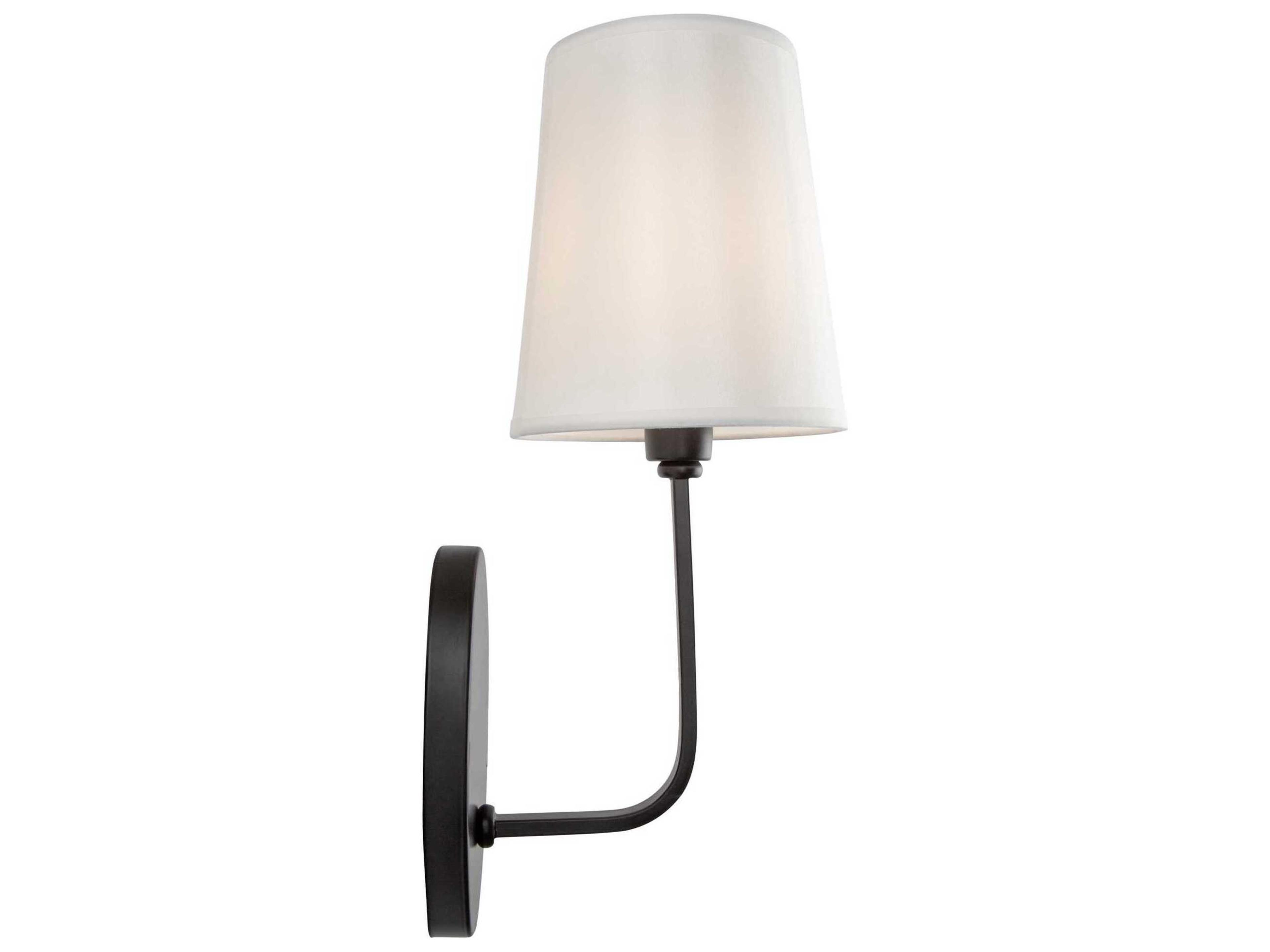 Artcraft Rhythm 1-Light Black Wall Sconce