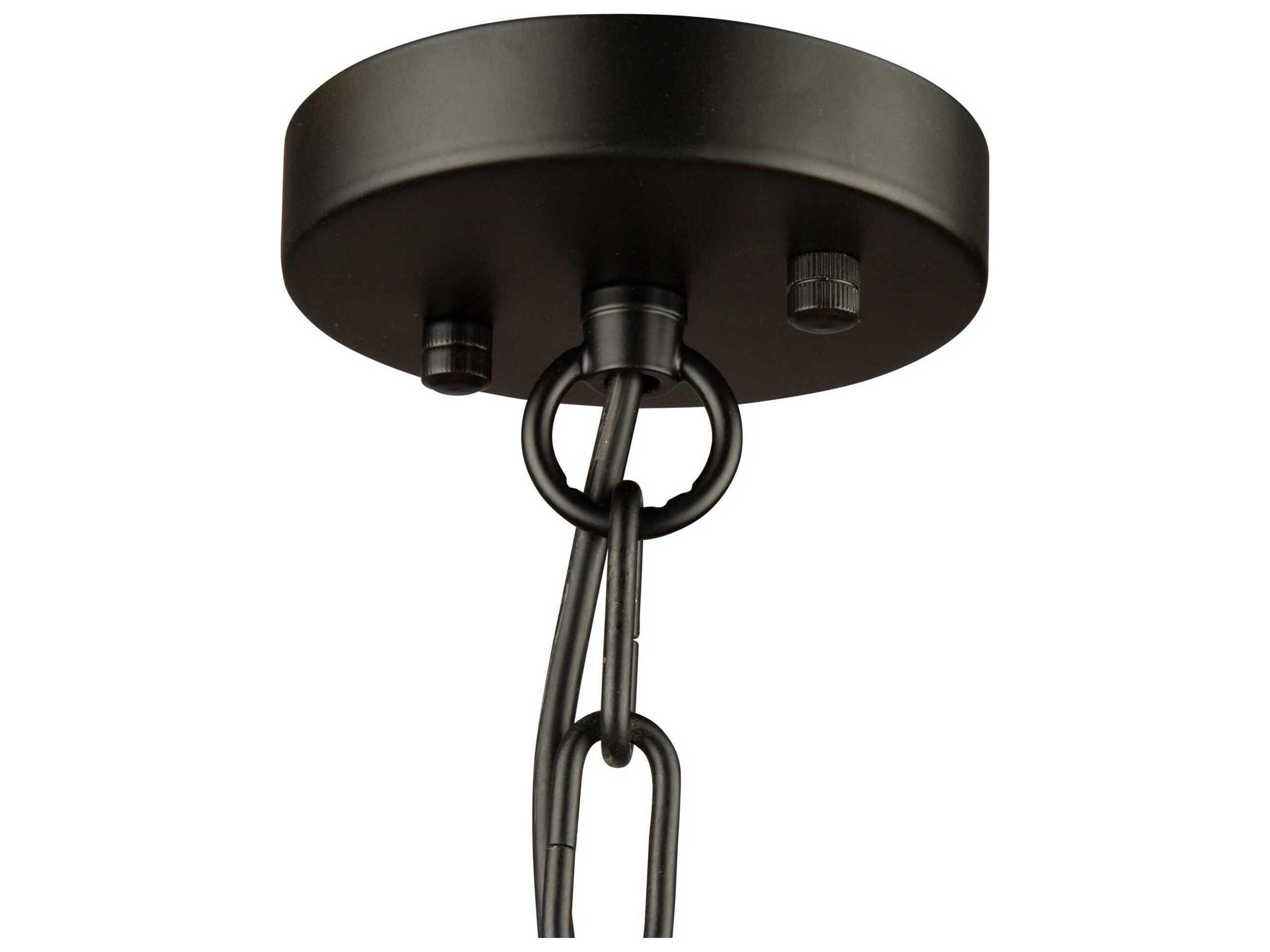 Artcraft Coco 5-Light Gold Black Empire Chandelier