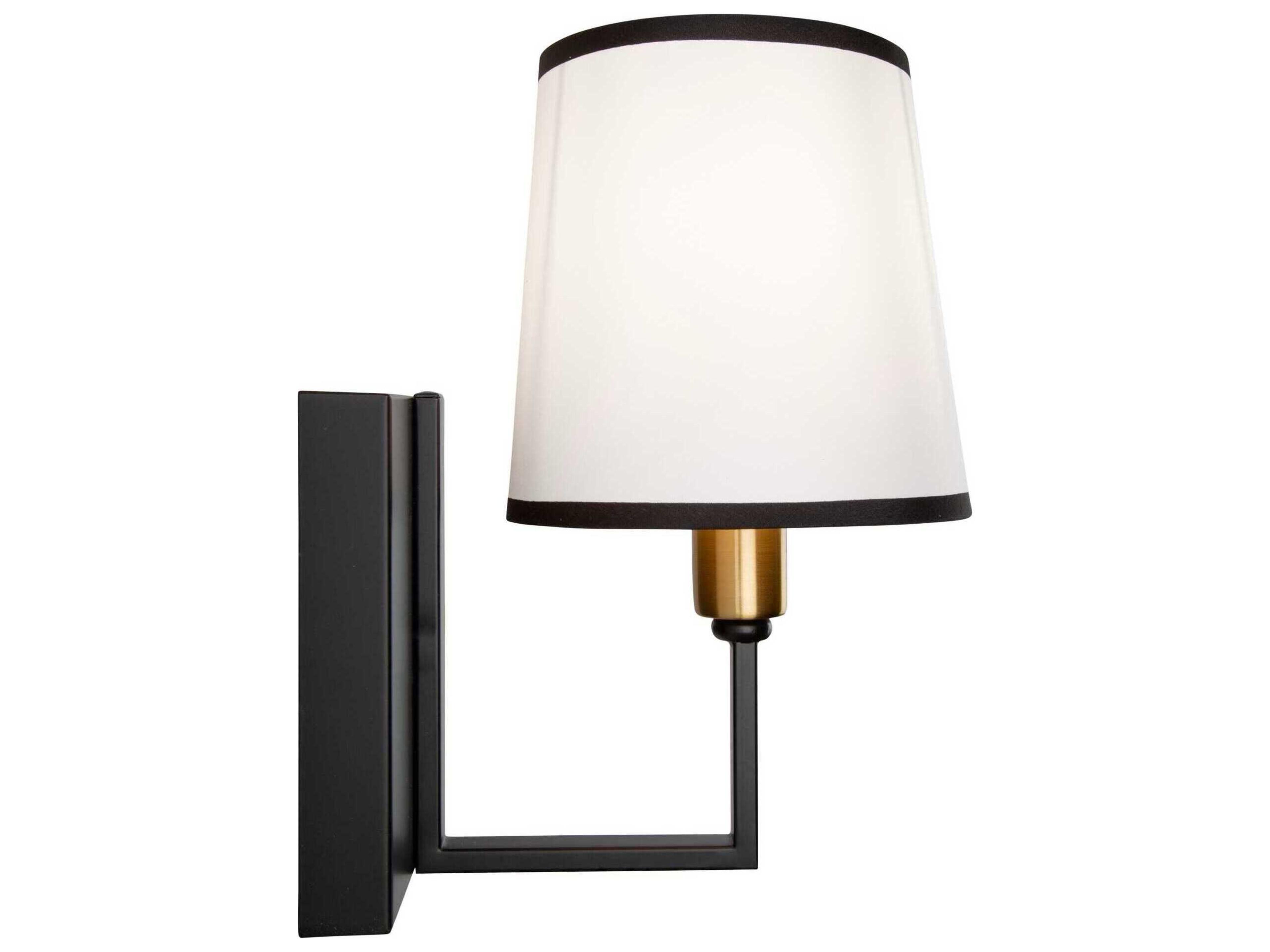 Artcraft Coco 1-Light Gold Black Wall Sconce