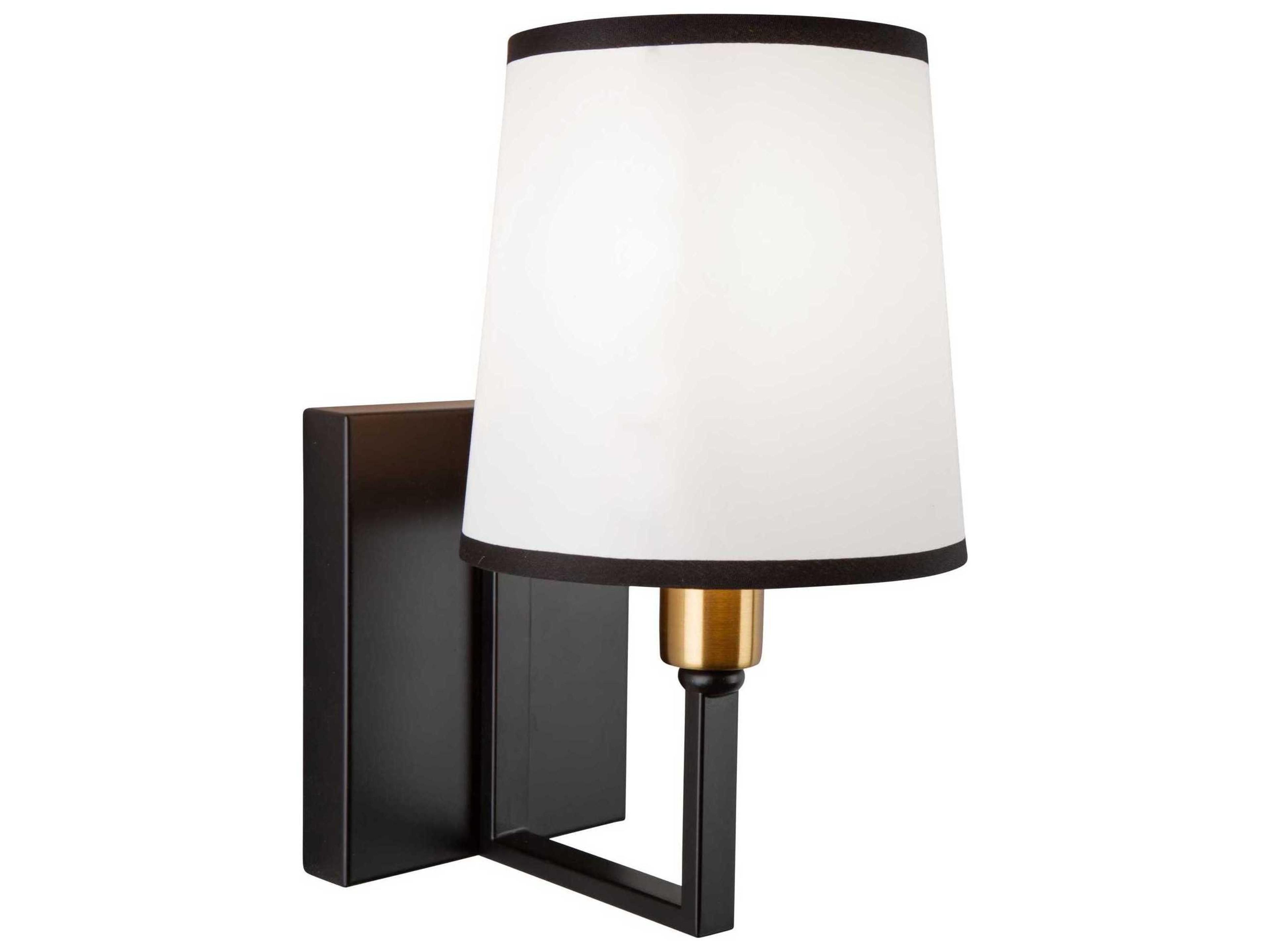 Artcraft Coco 1-Light Gold Black Wall Sconce