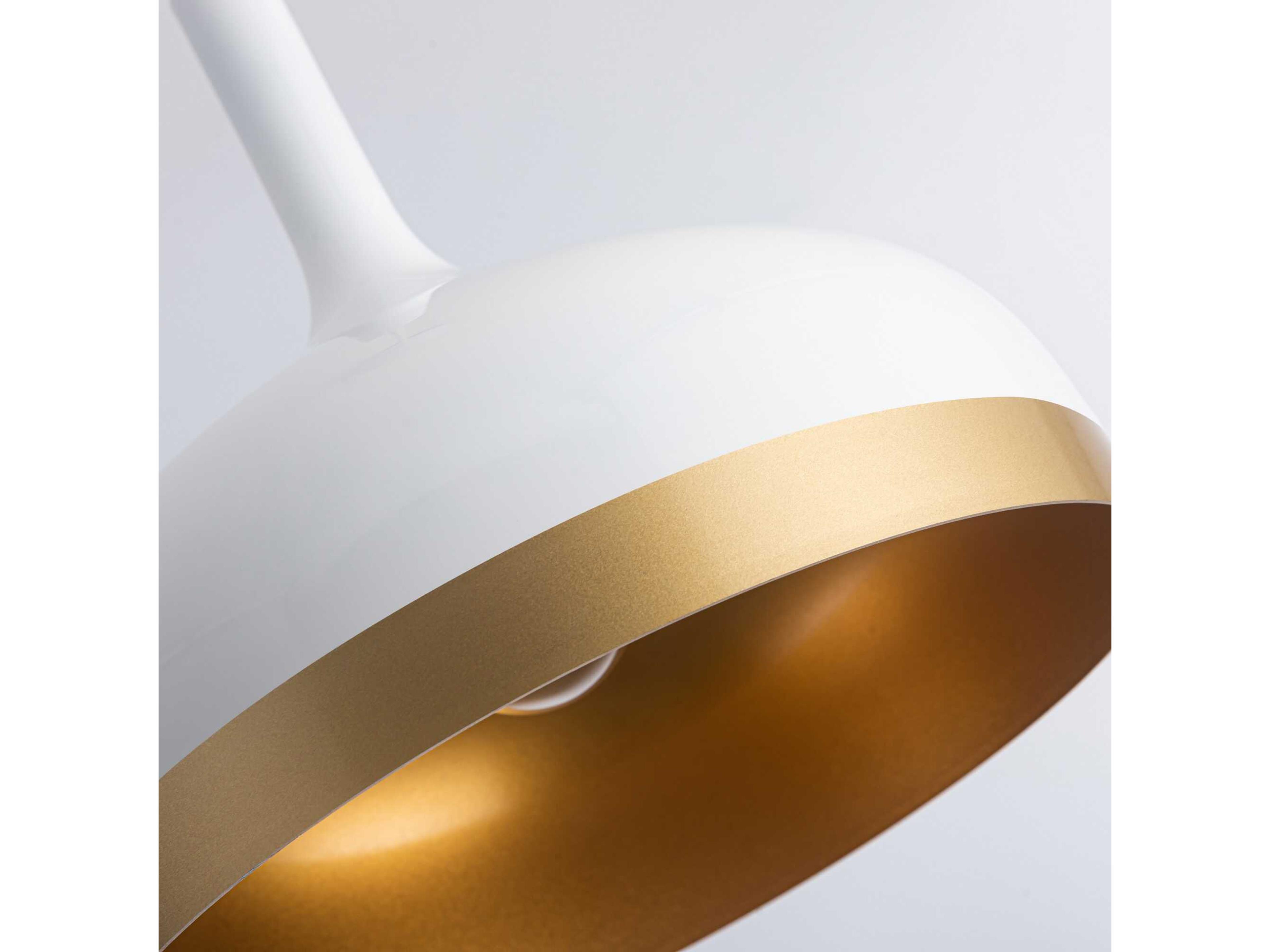 Artcraft Dash 1-Light White Gold Mini Pendant