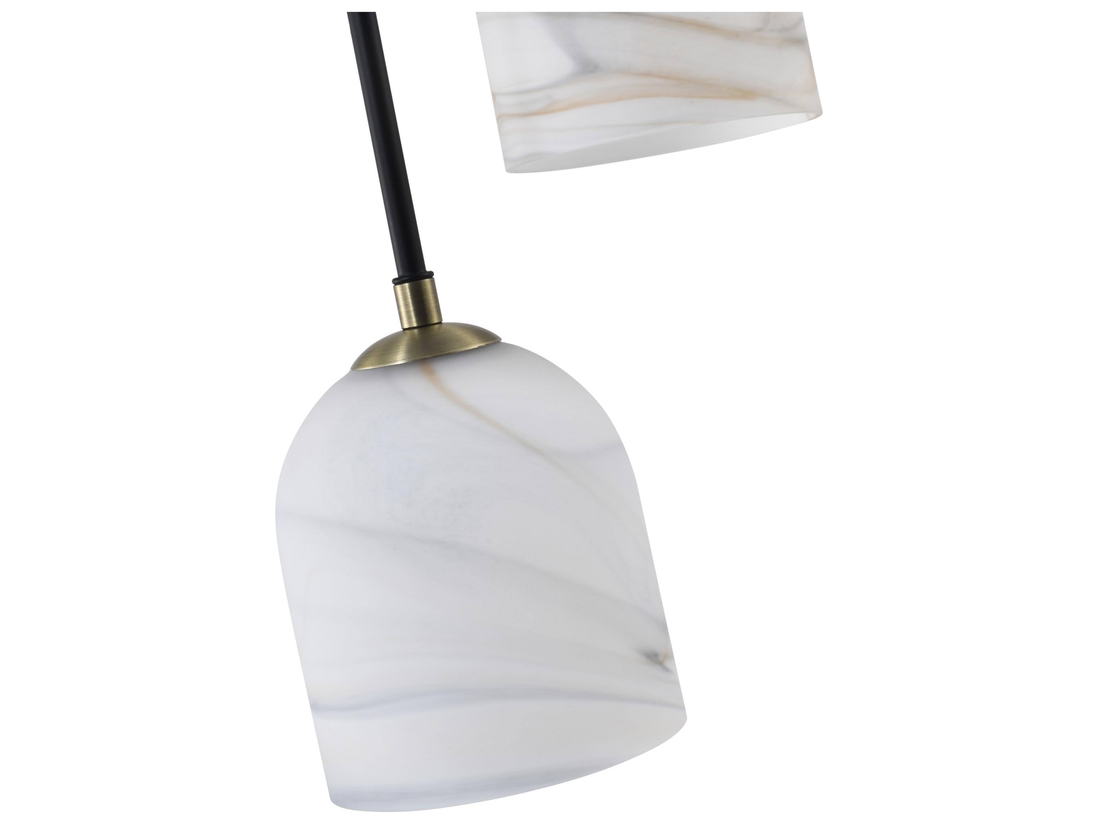 Artcraft Crema 8-Light Black Pendant