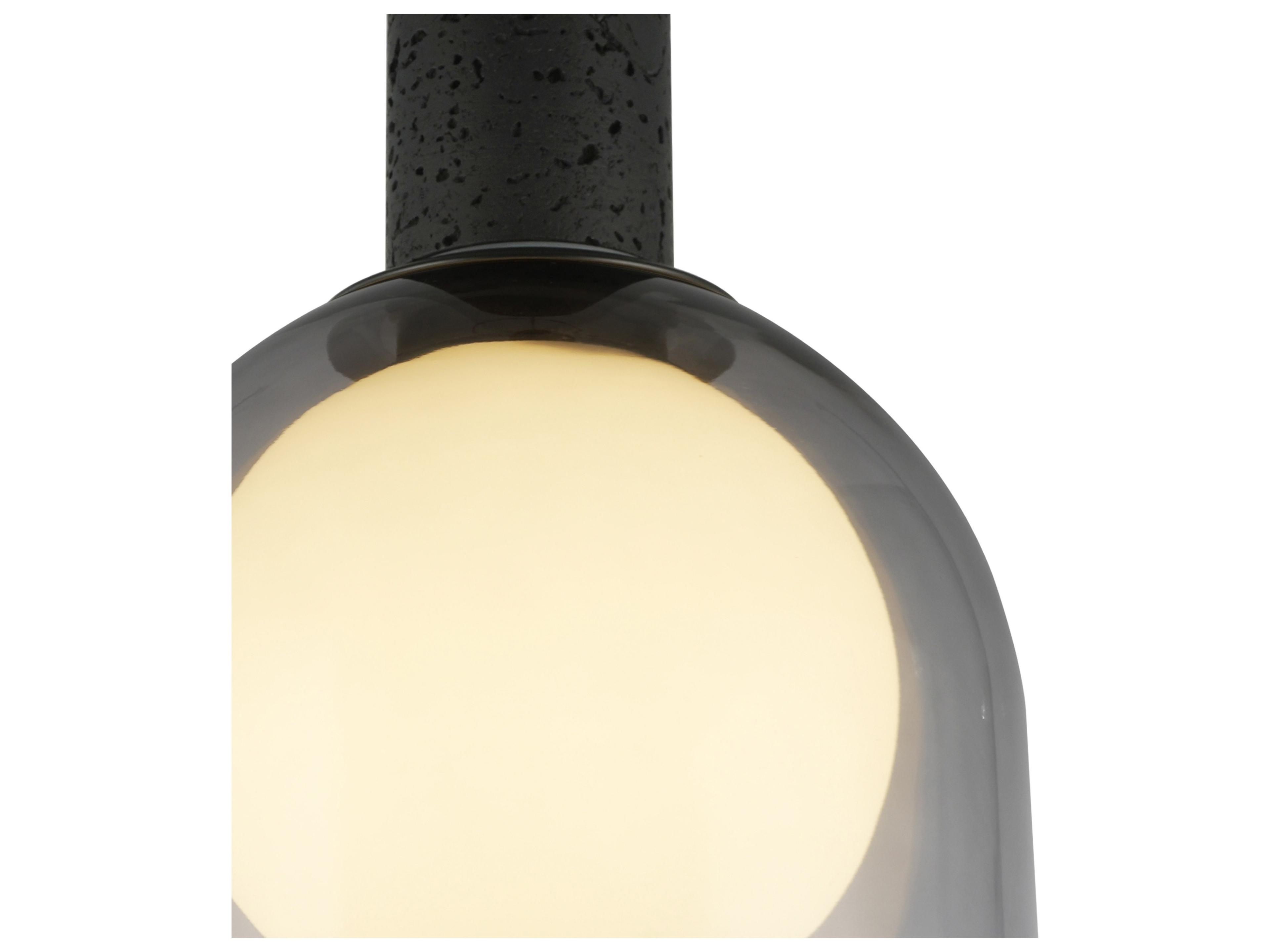 Artcraft Juna 4-Light Black Globe Island Pendant